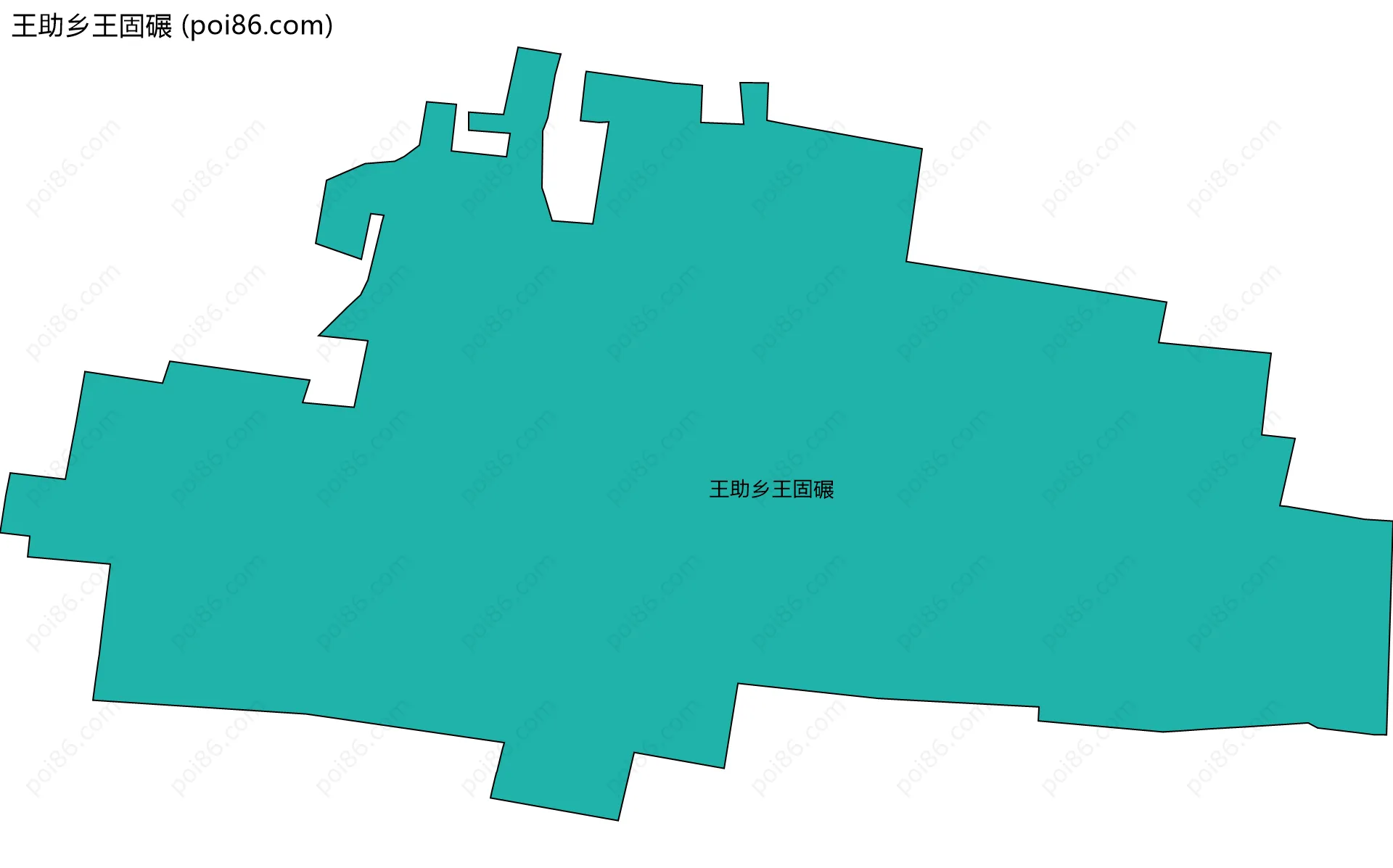 王助乡王固碾边界地图