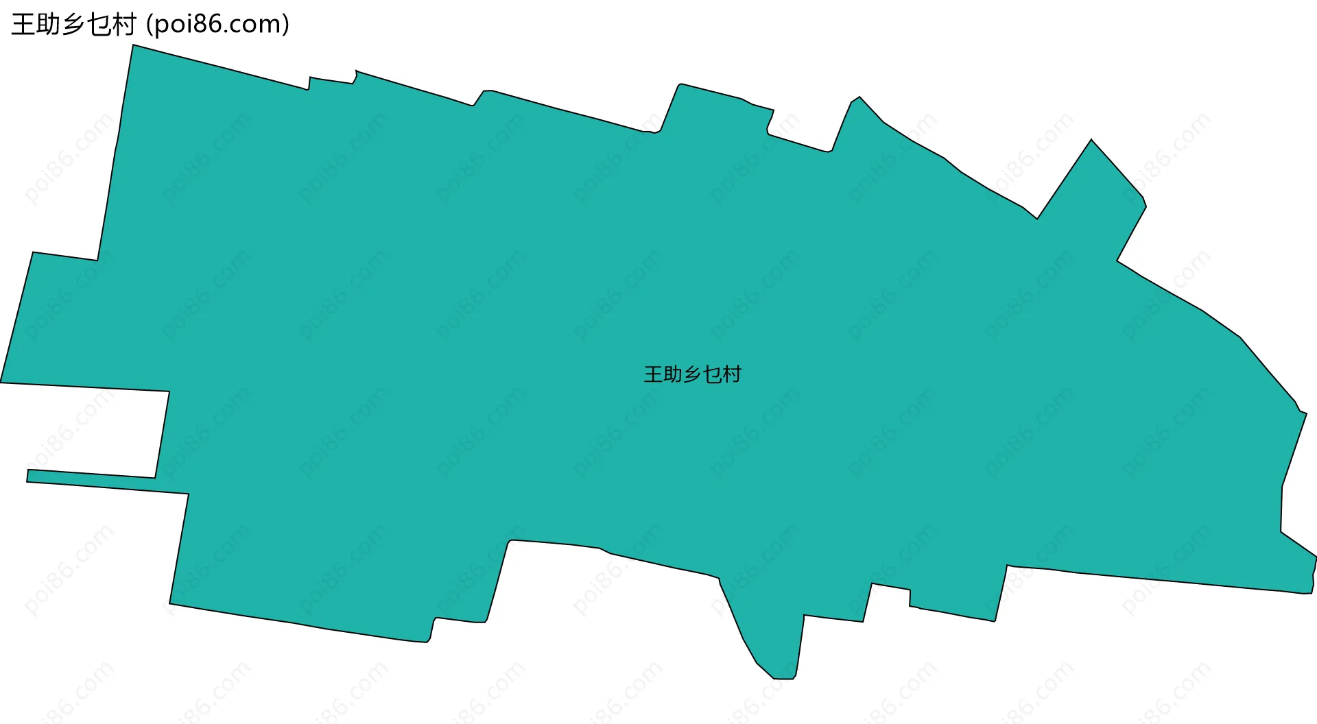 王助乡乜村边界地图