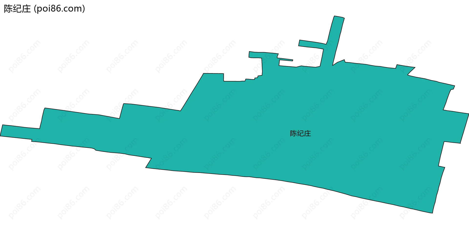 陈纪庄边界地图