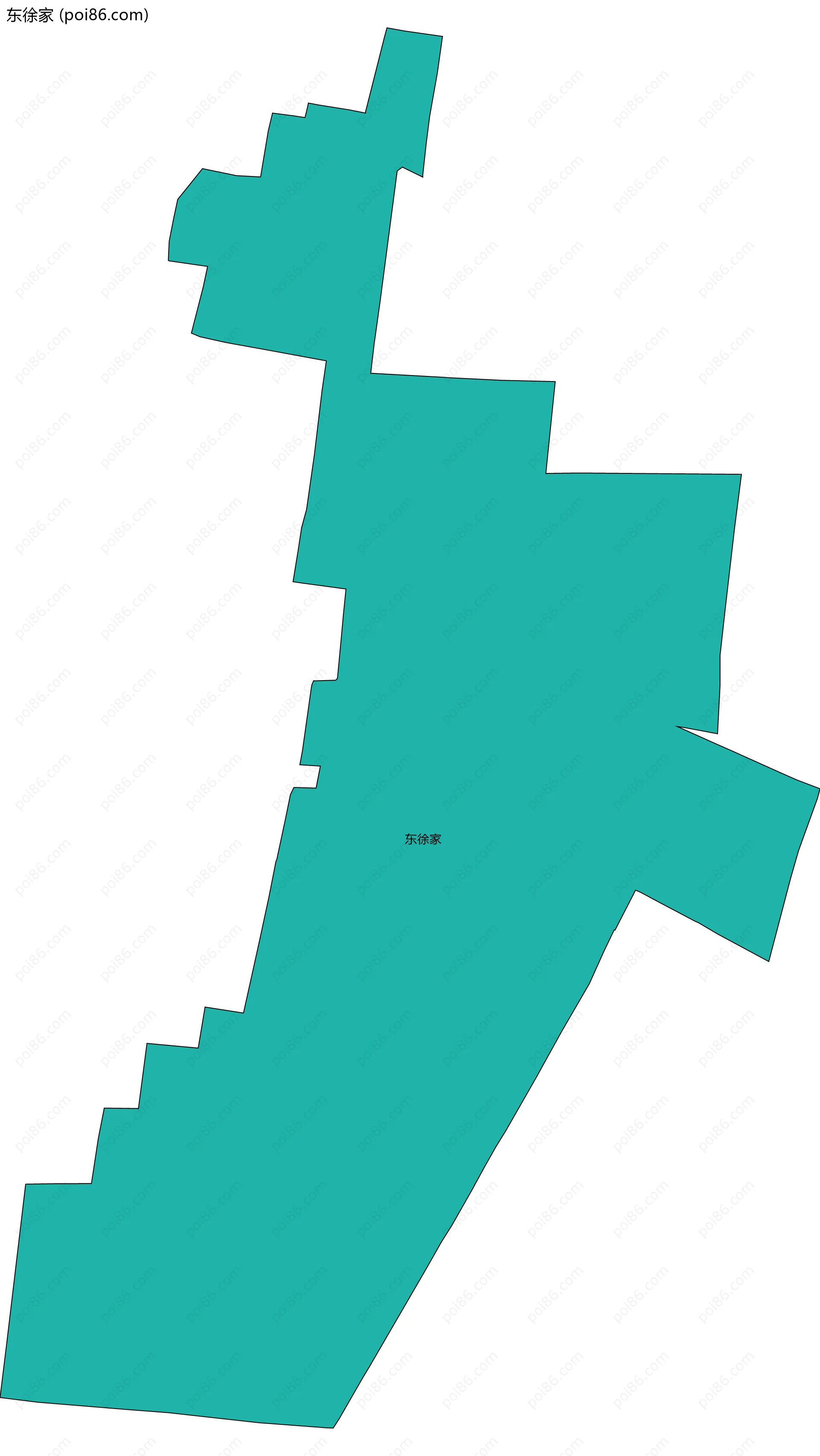 东徐家边界地图