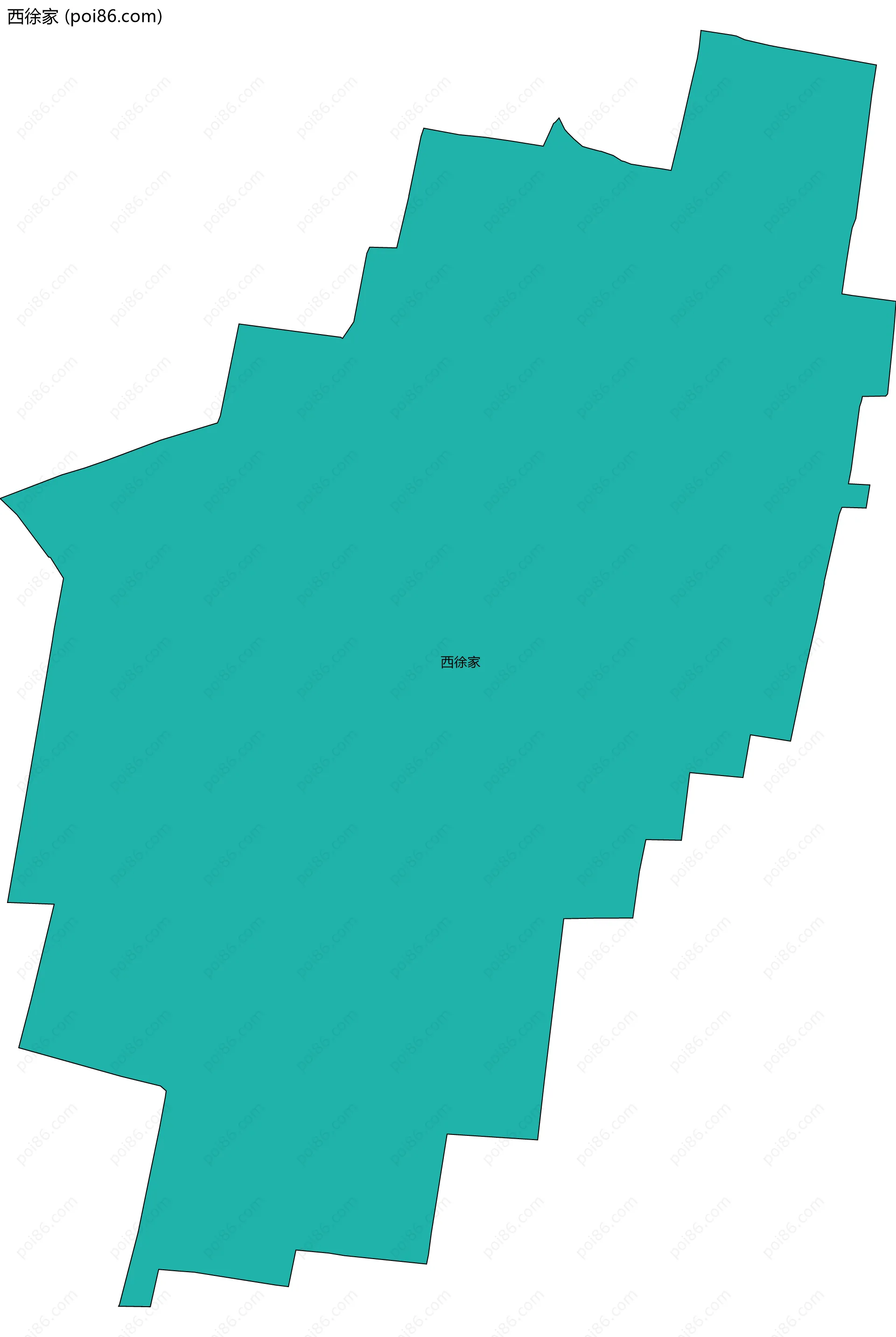 西徐家边界地图