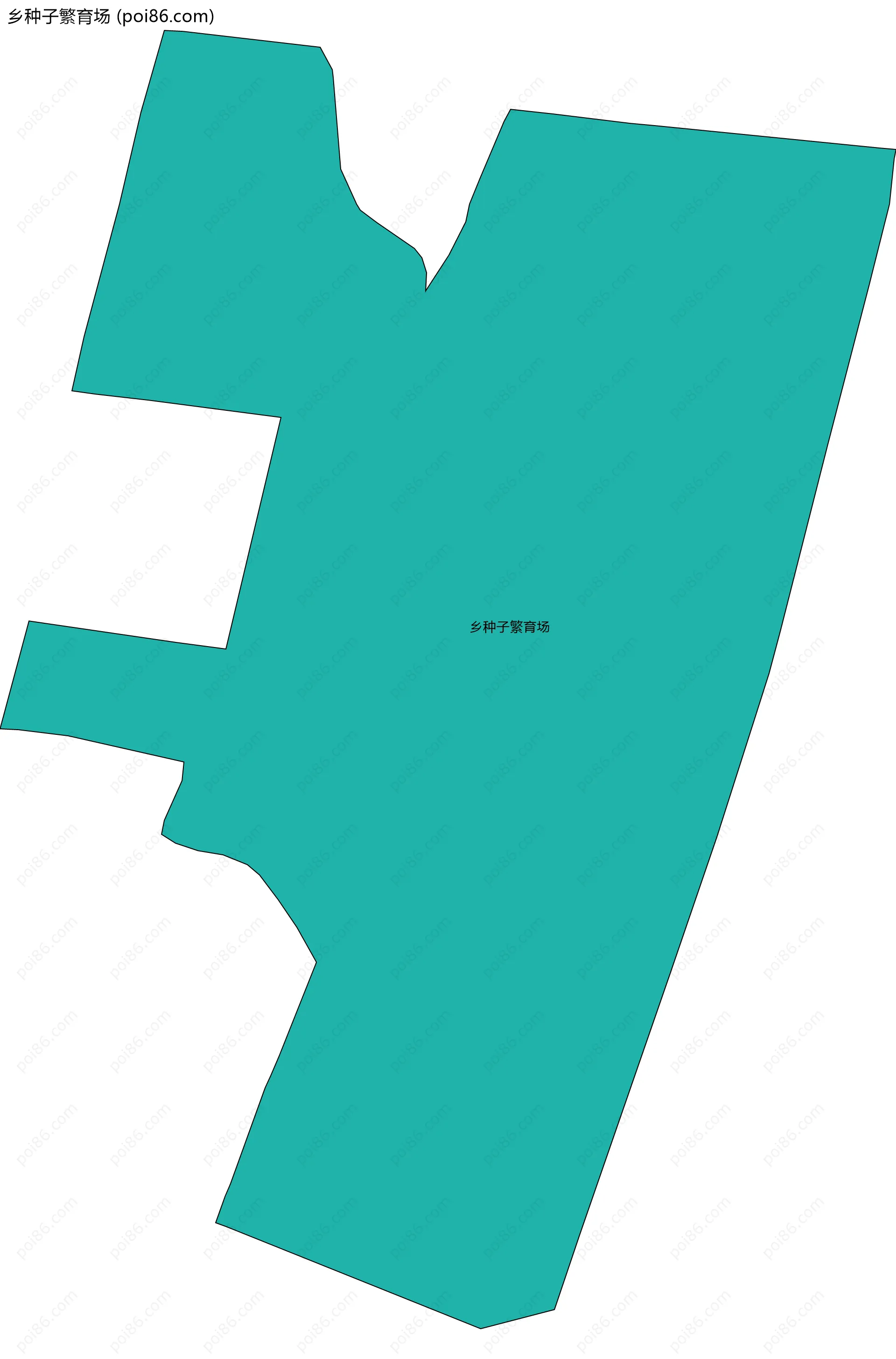 乡种子繁育场边界地图