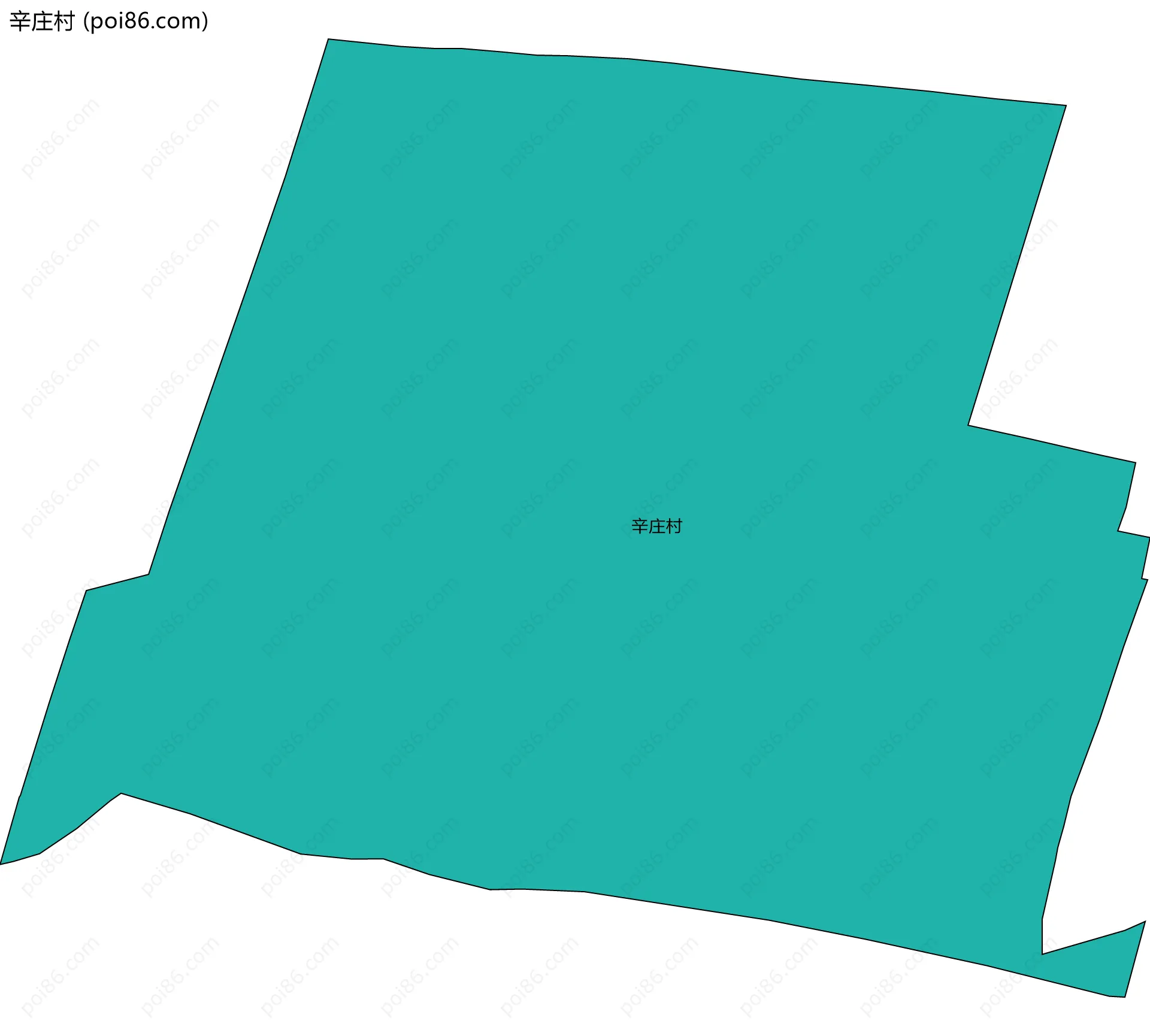 辛庄村边界地图