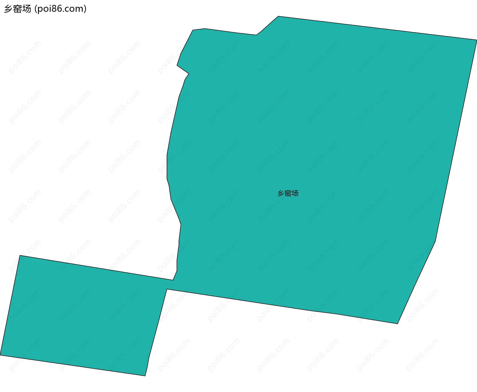 乡窑场边界地图