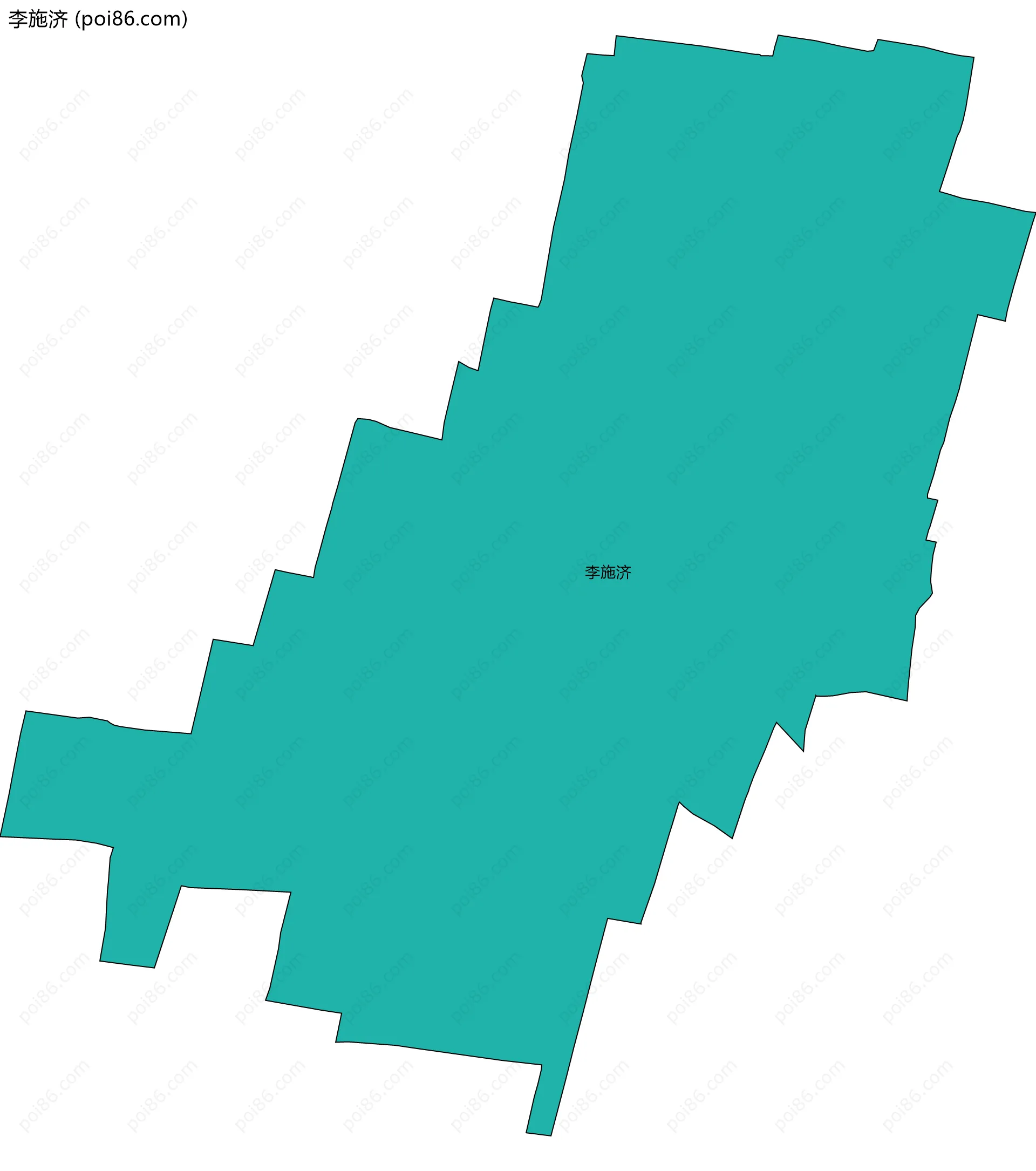 李施济边界地图