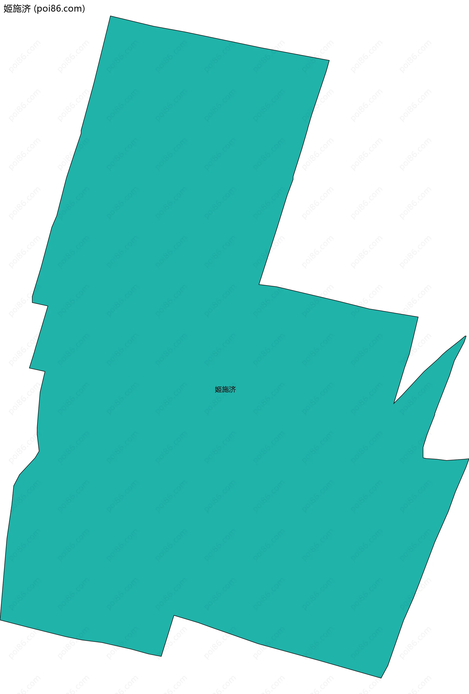 姬施济边界地图