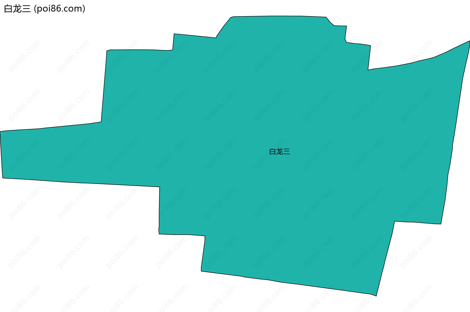 白龙三边界地图