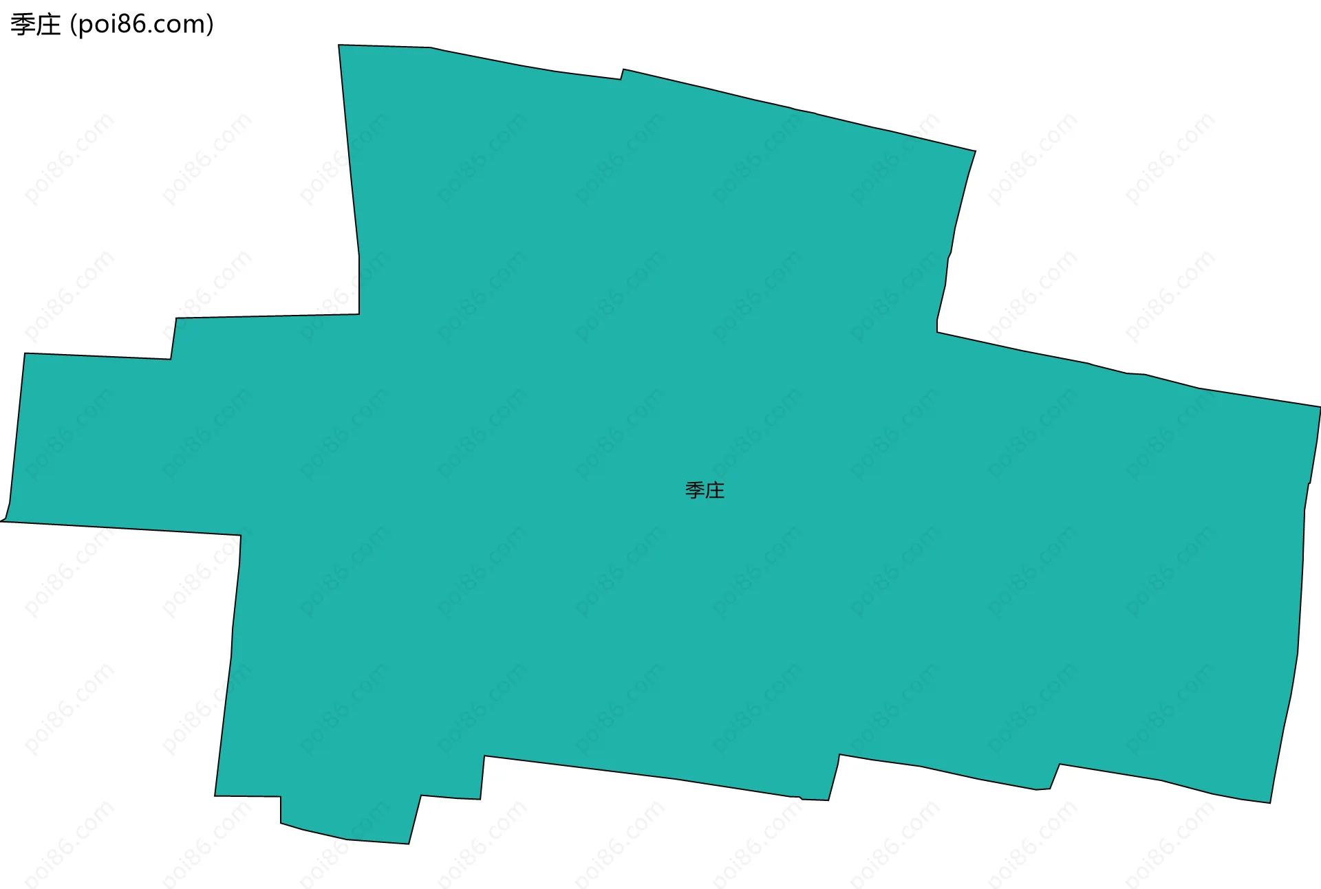 季庄边界地图