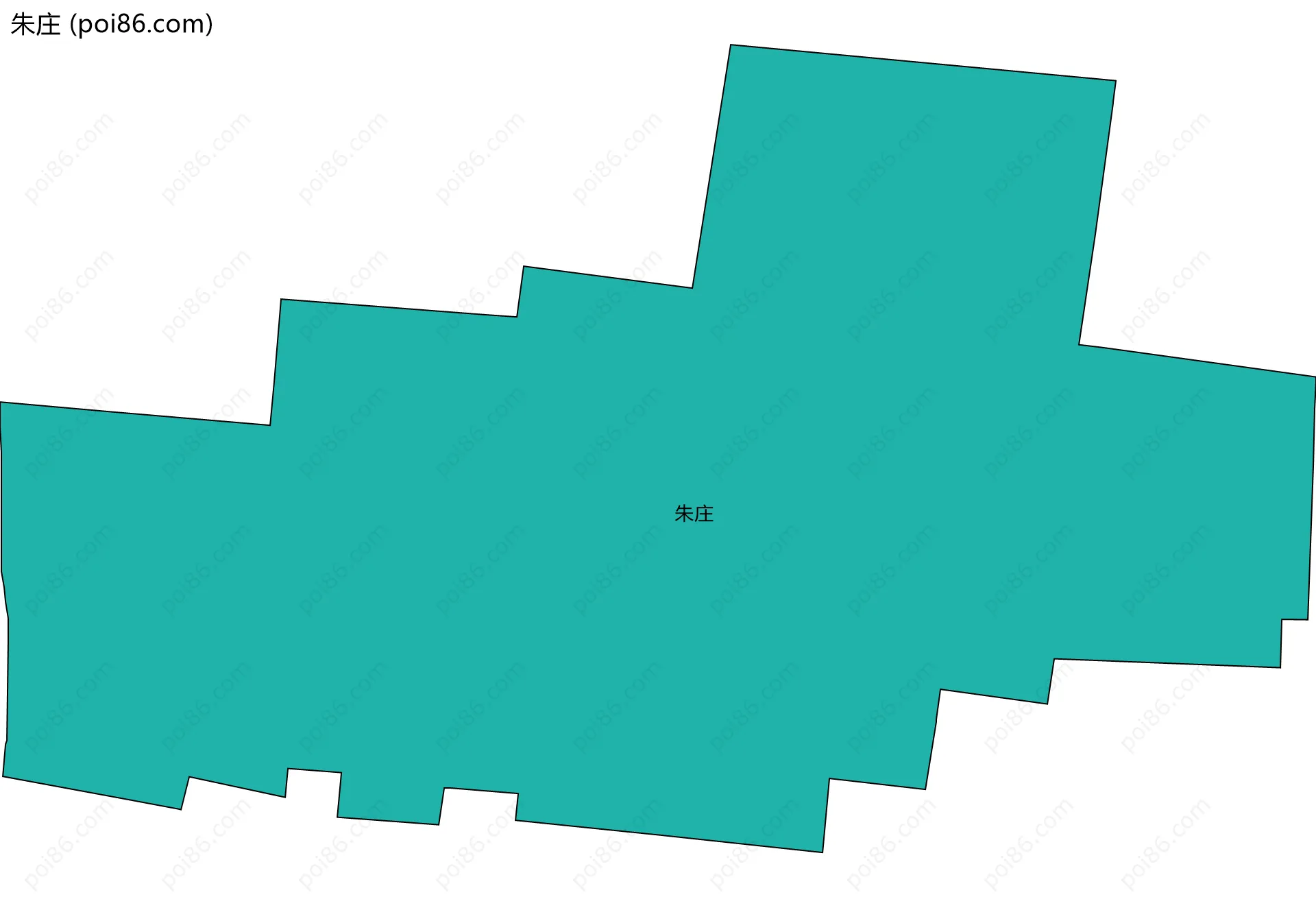 朱庄边界地图