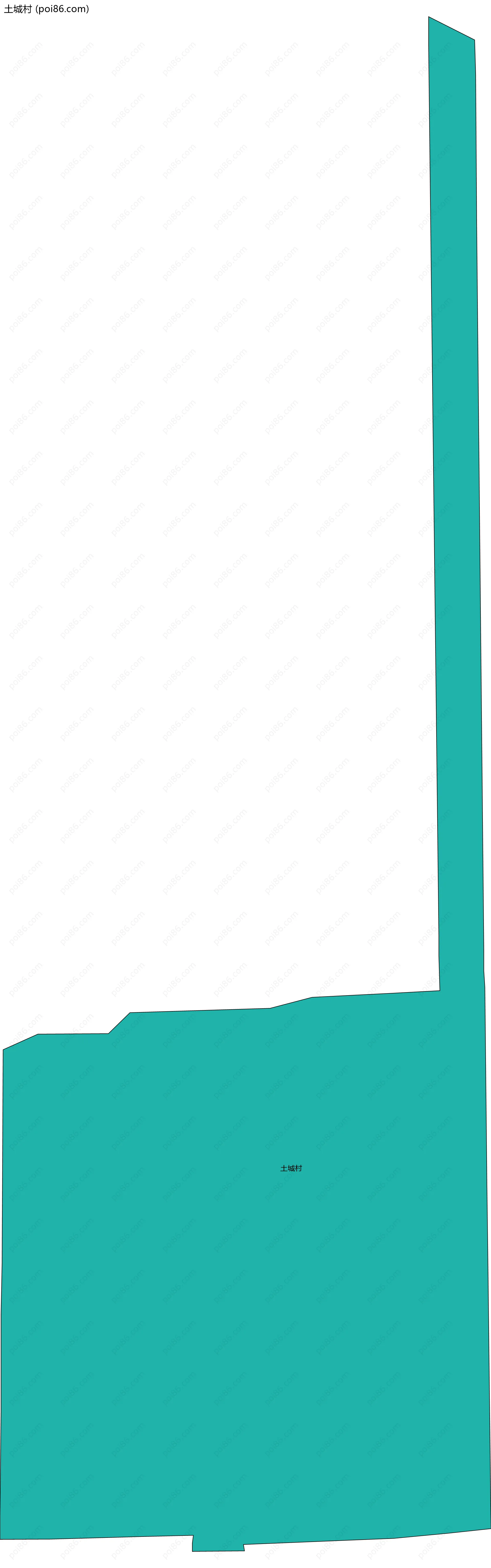 土城村边界地图