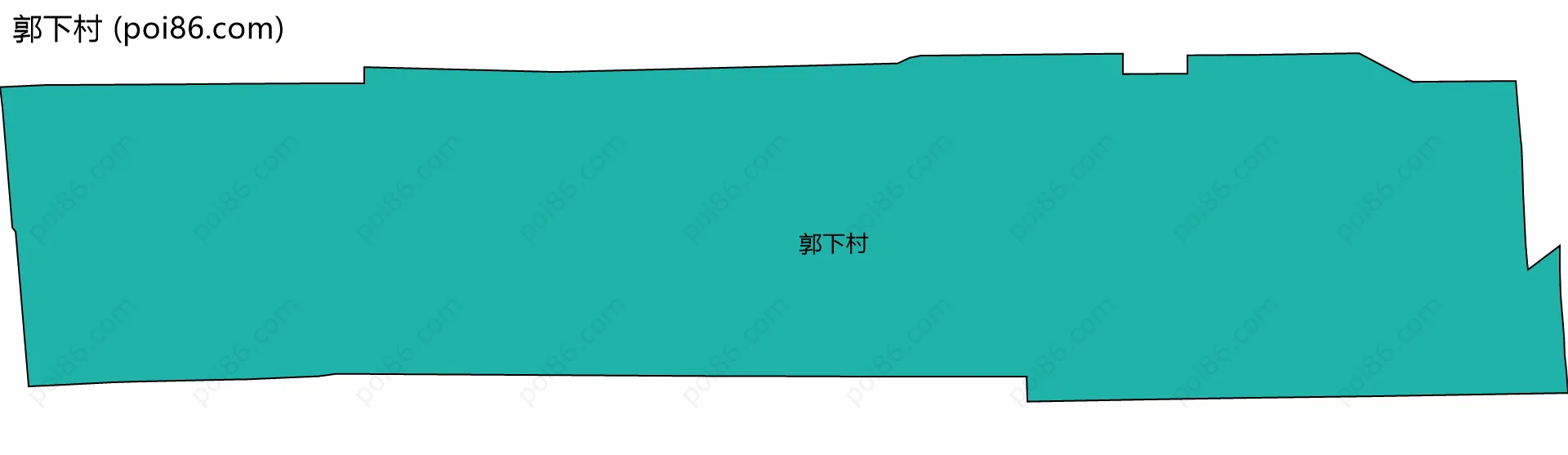 郭下村边界地图