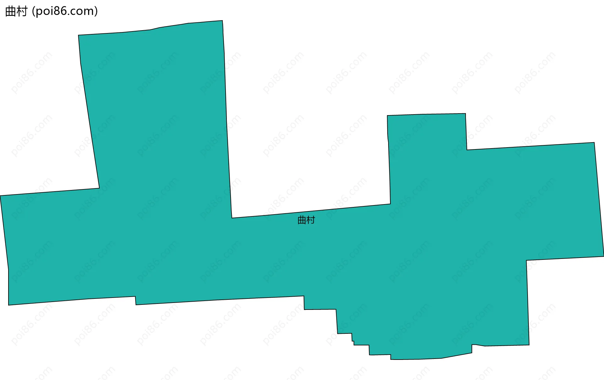 曲村边界地图