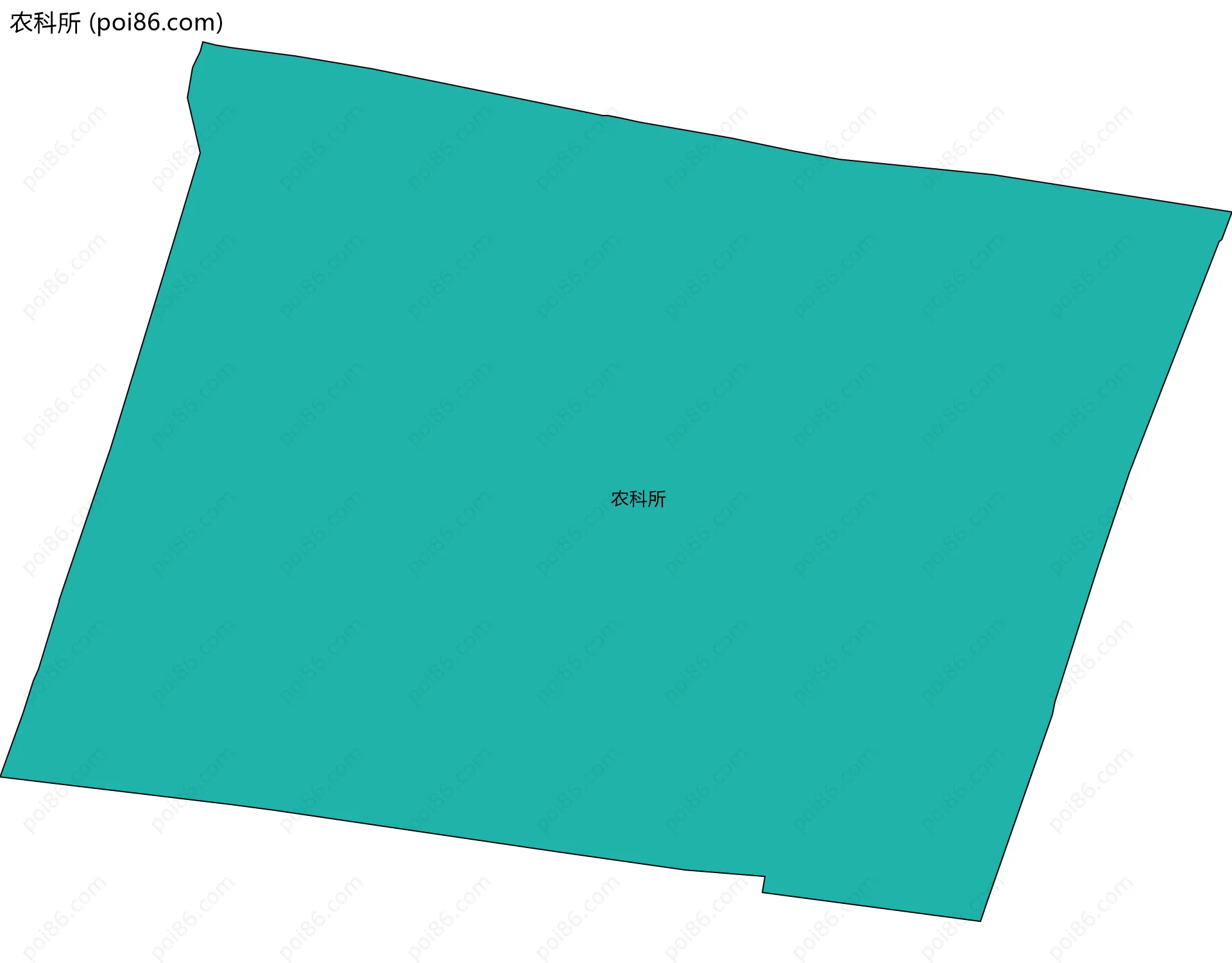 农科所边界地图