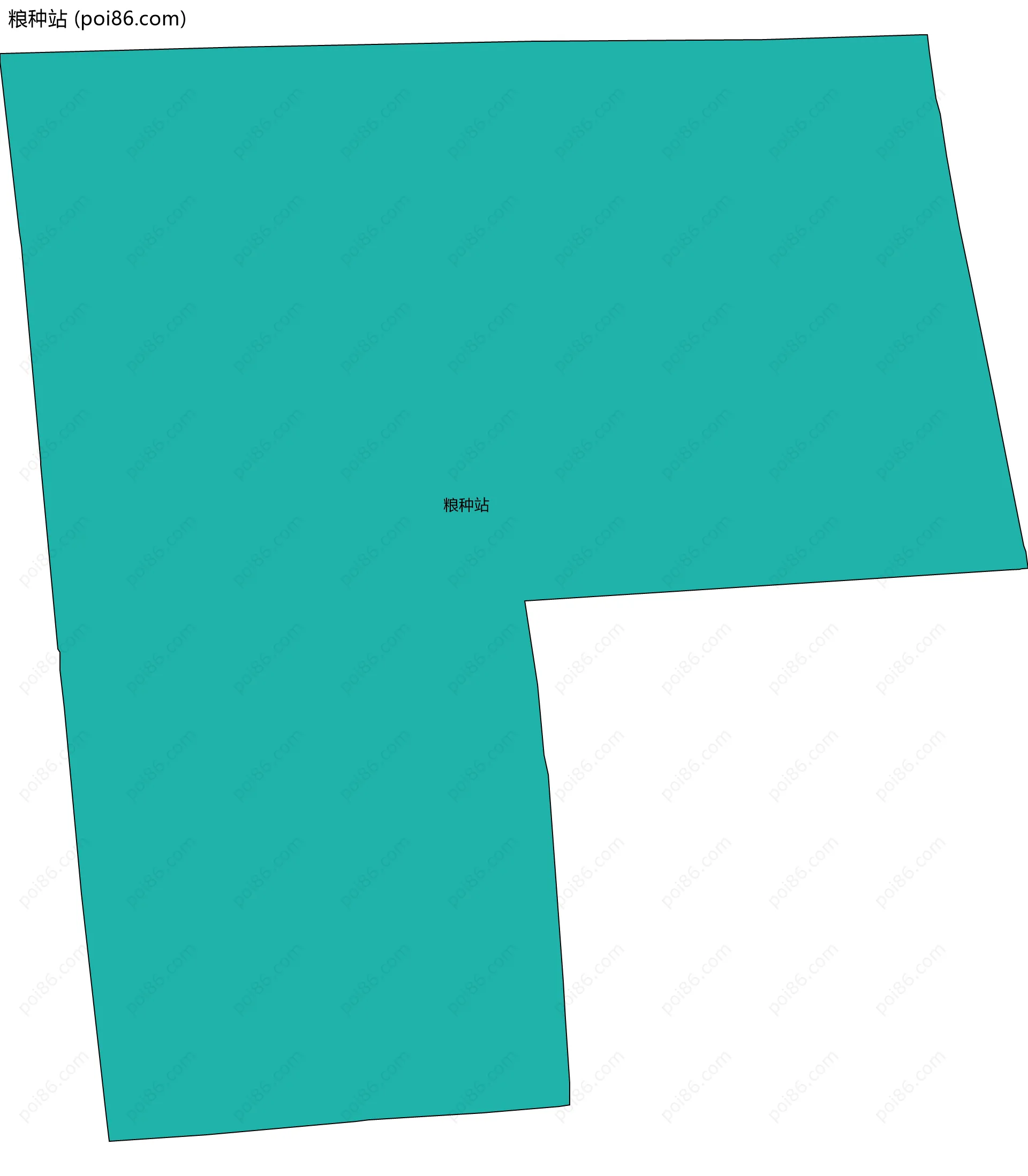 粮种站边界地图
