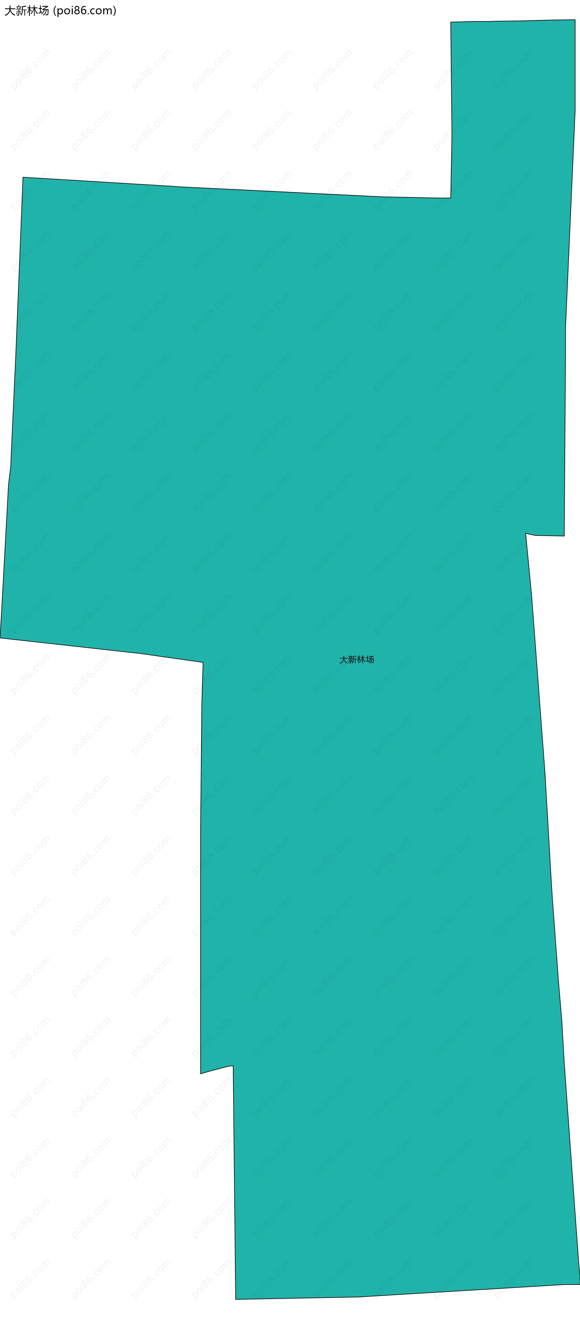 大新林场边界地图