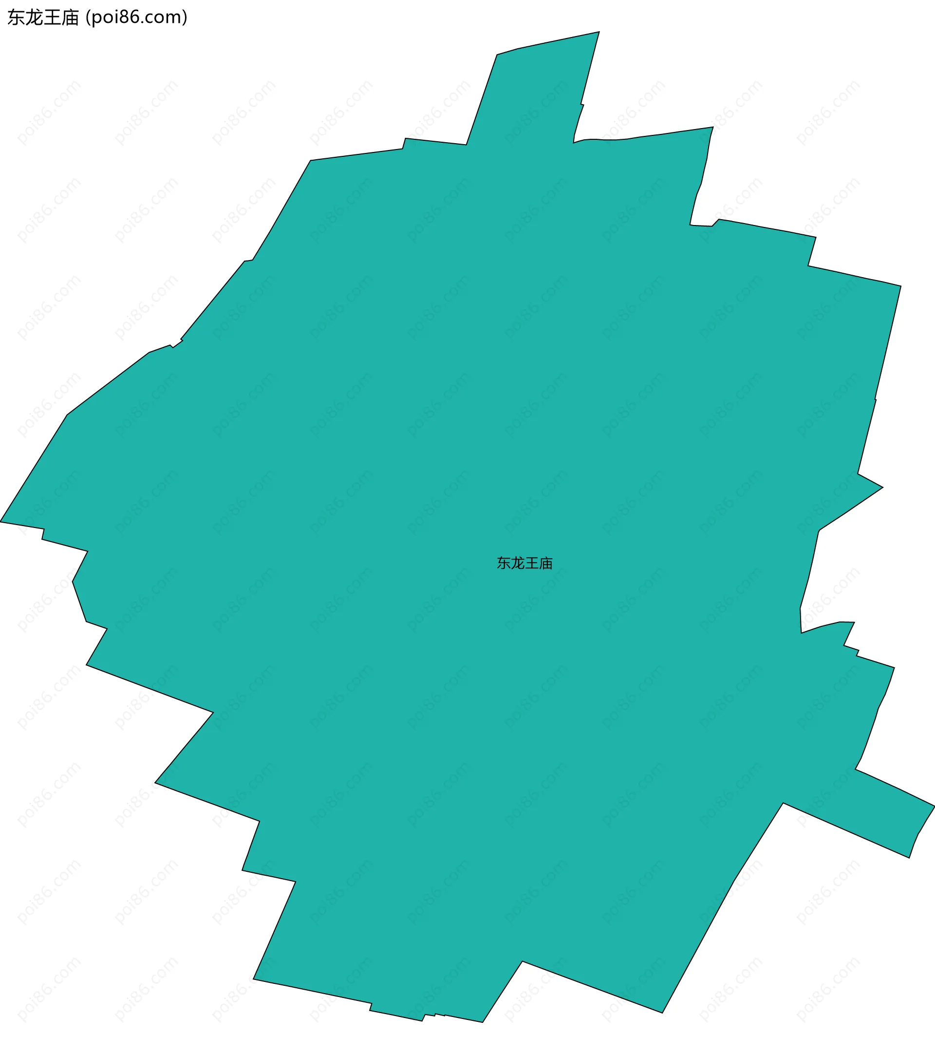 东龙王庙边界地图