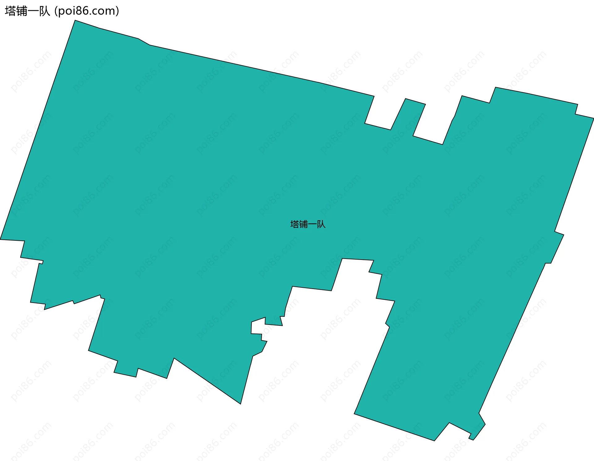 塔铺一队边界地图