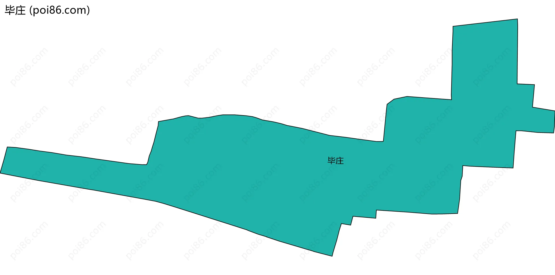 毕庄边界地图