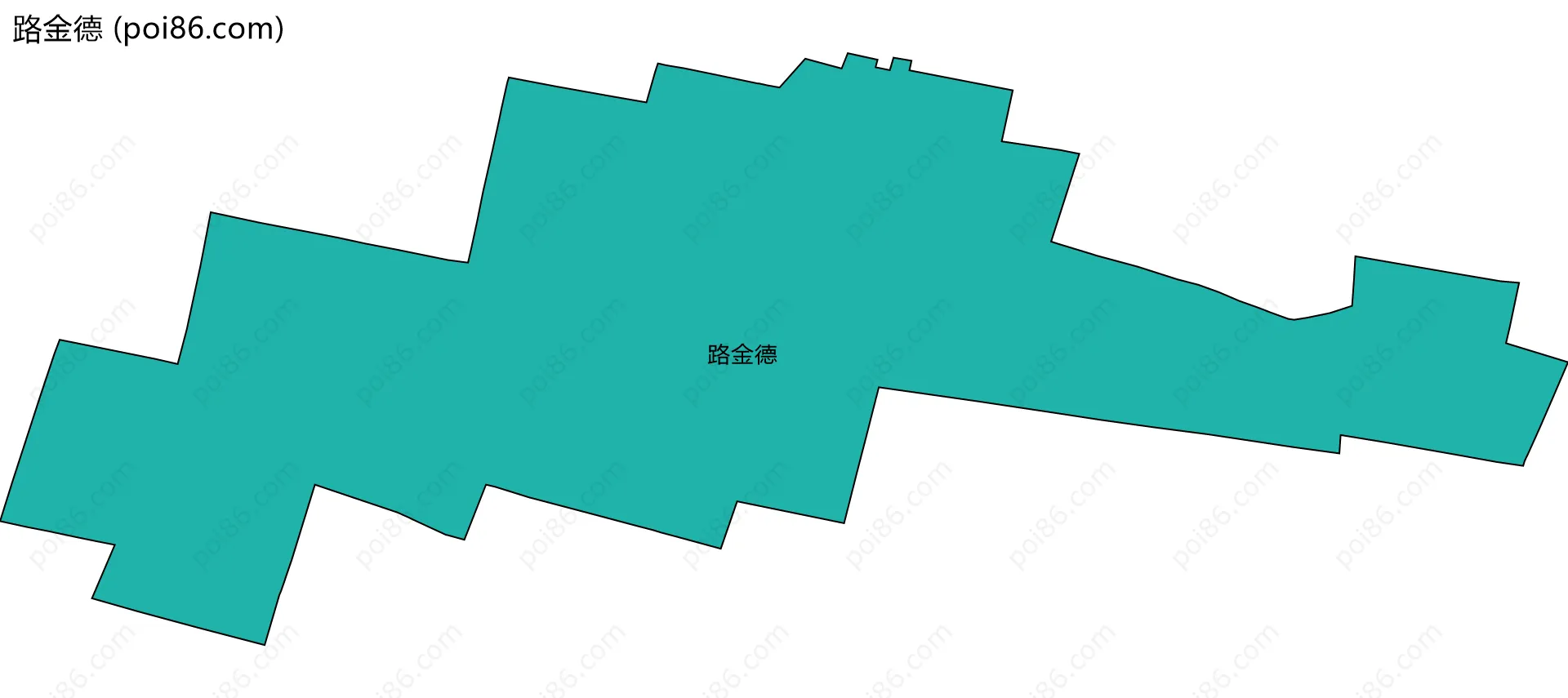路金德边界地图