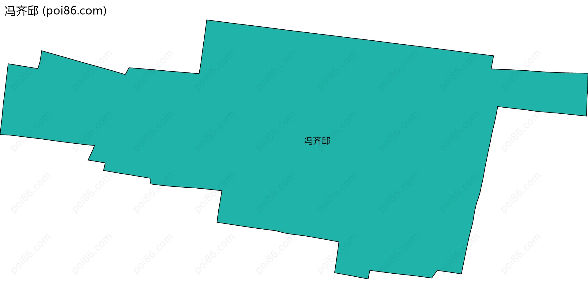 冯齐邱边界地图