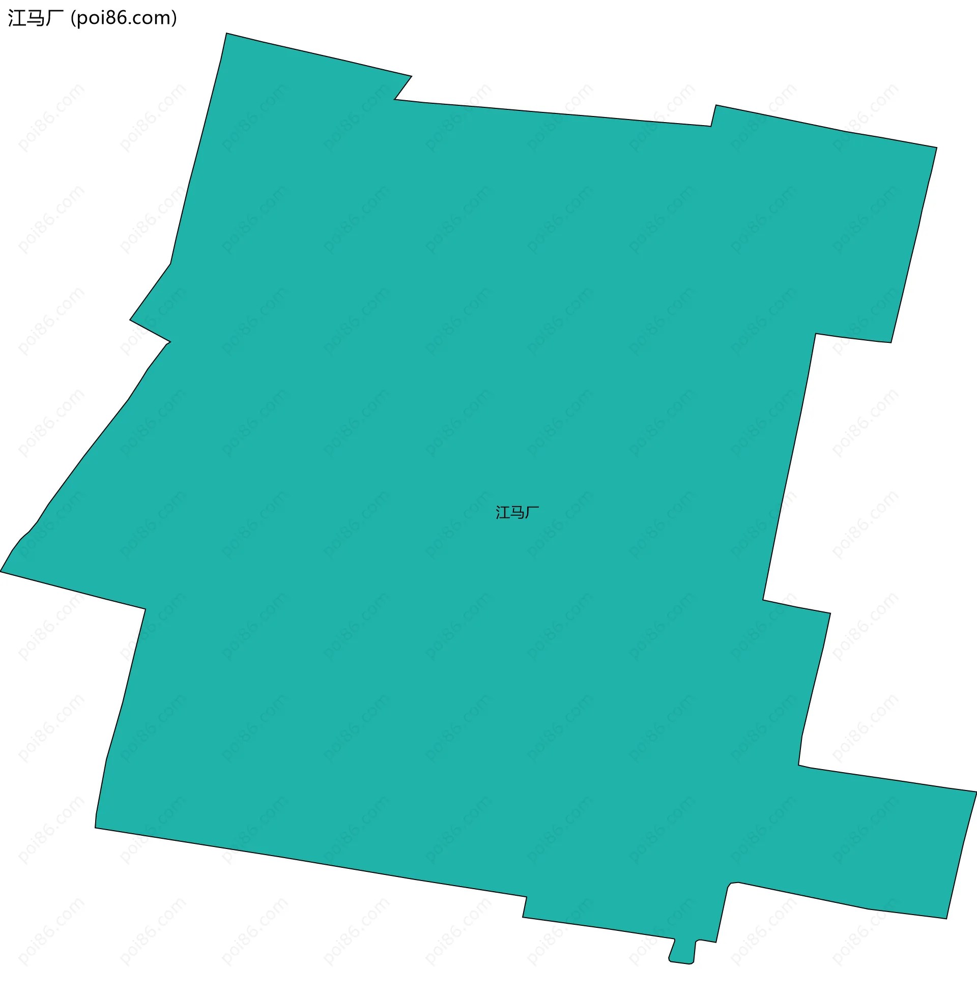 江马厂边界地图