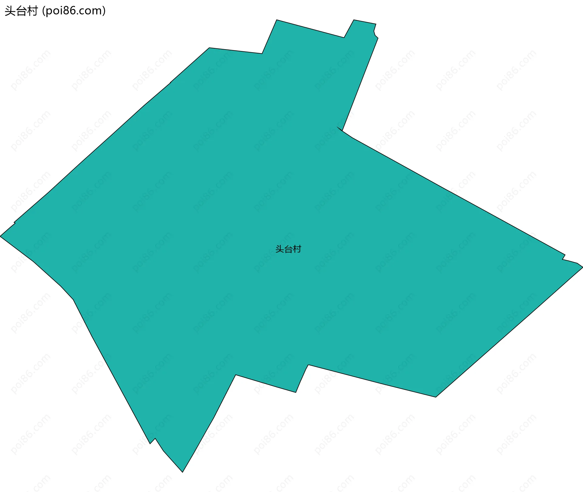 头台村边界地图