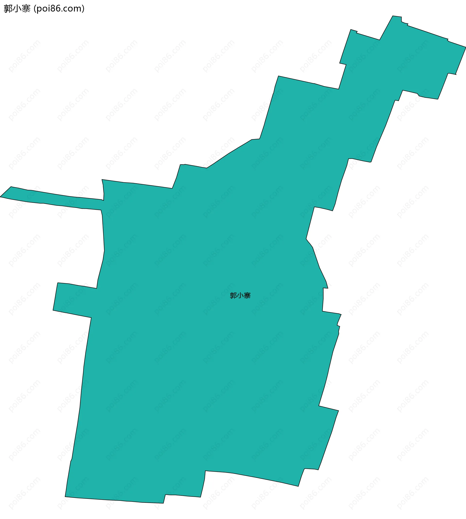 郭小寨边界地图