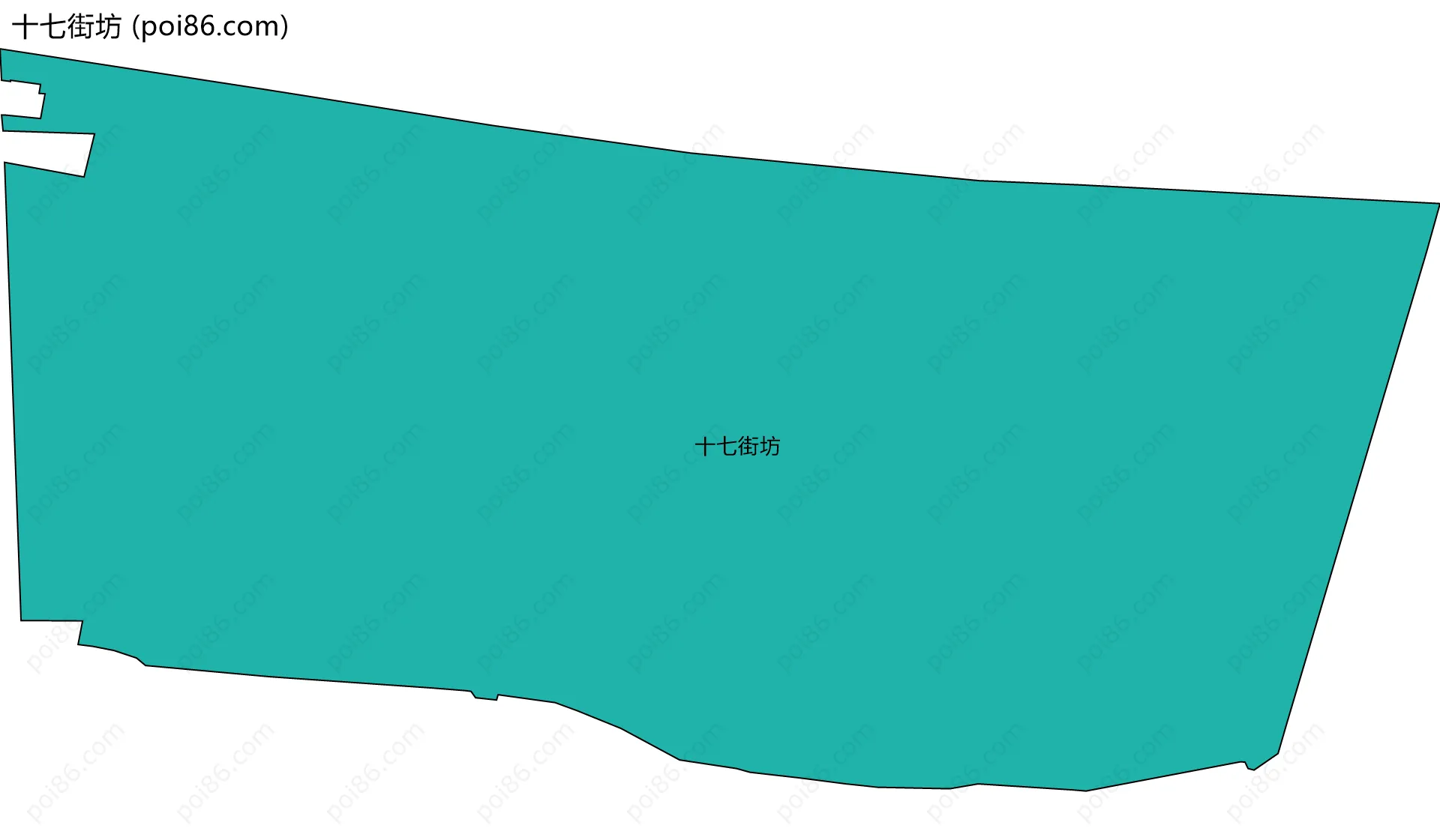 十七街坊边界地图