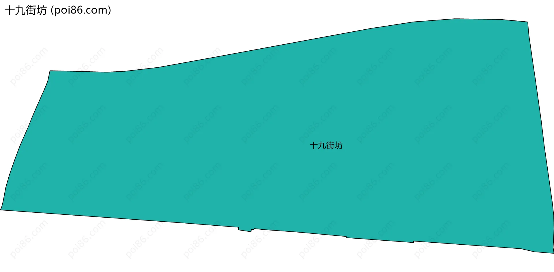 十九街坊边界地图