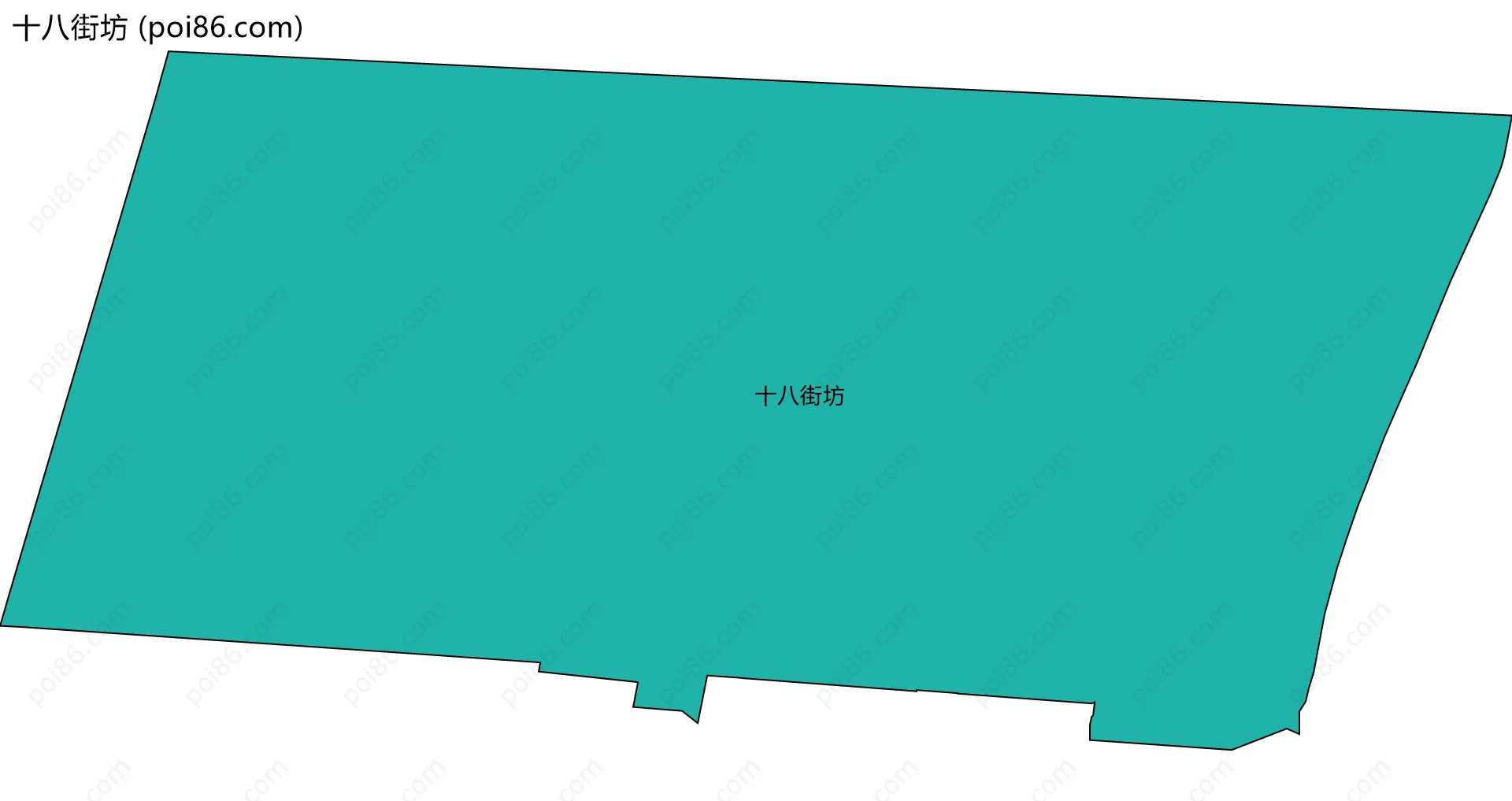 十八街坊边界地图