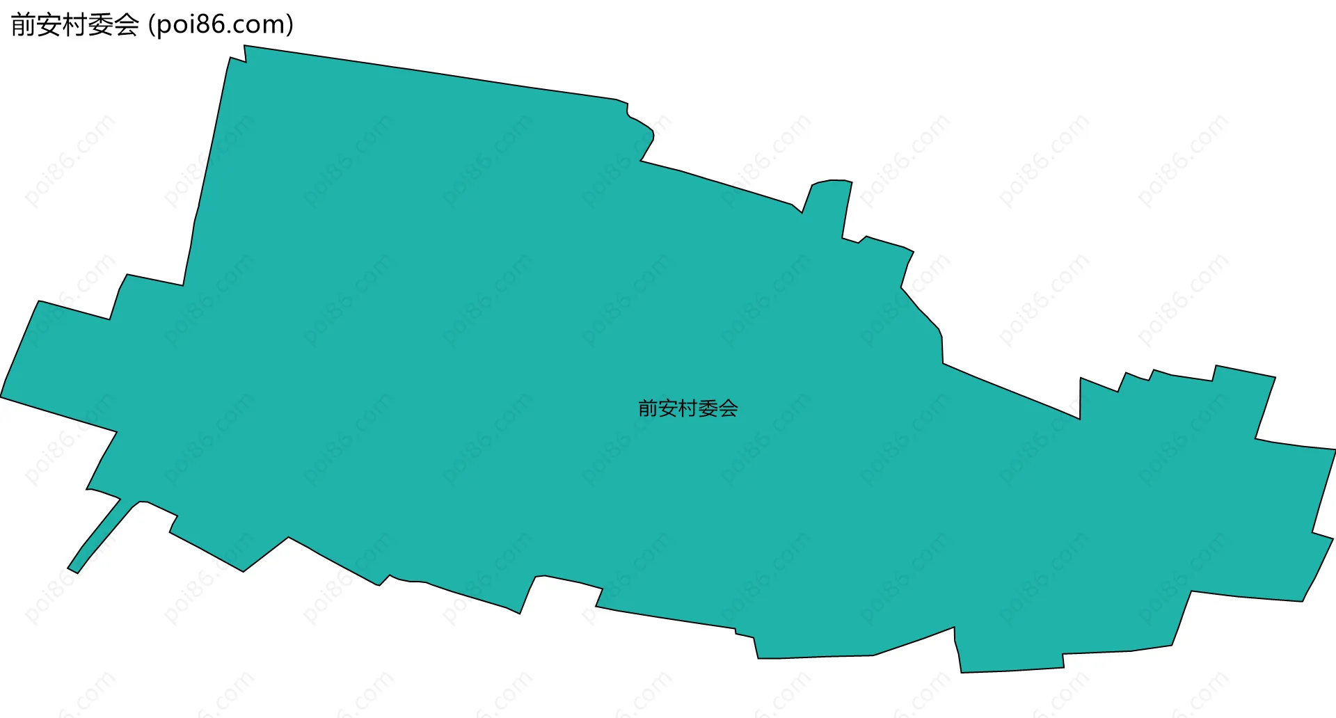 前安村委会边界地图