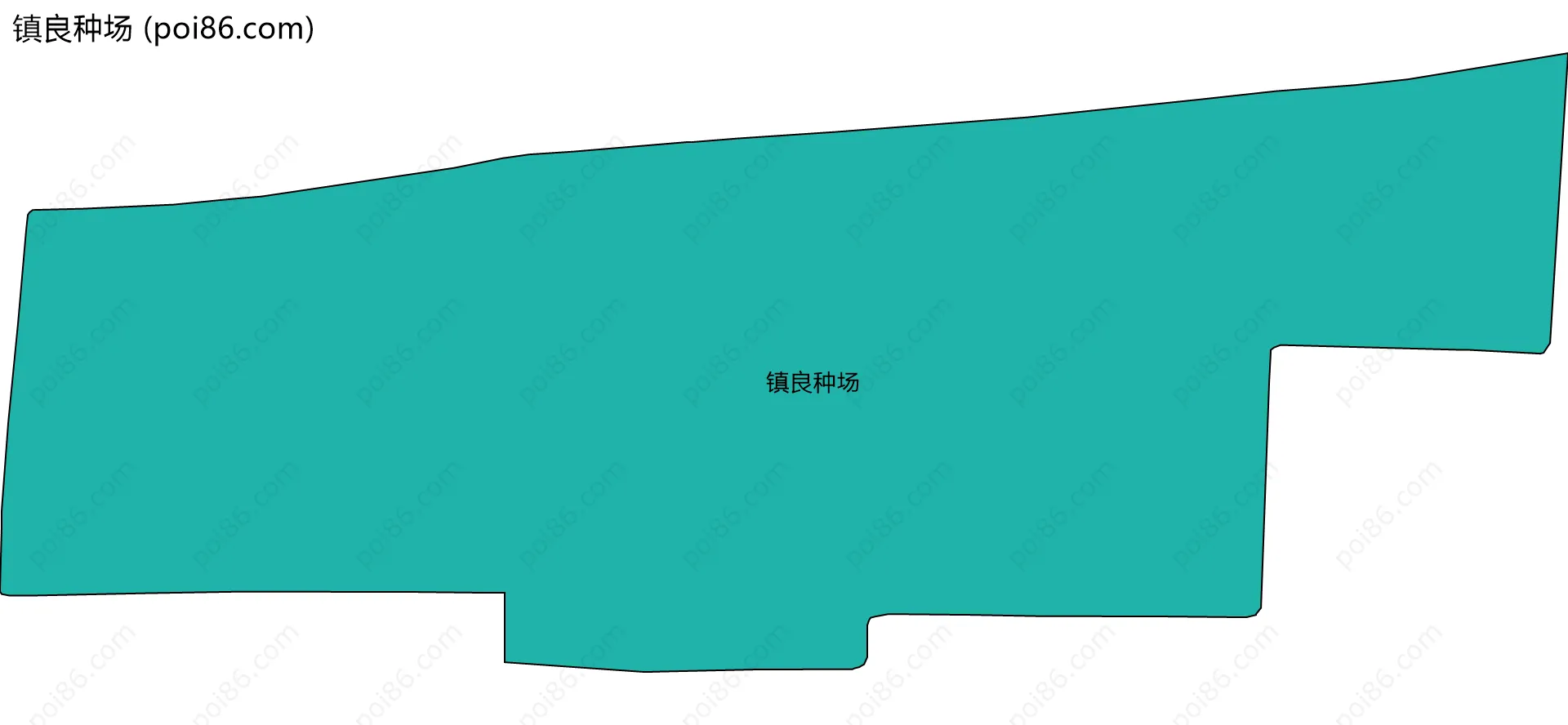 镇良种场边界地图