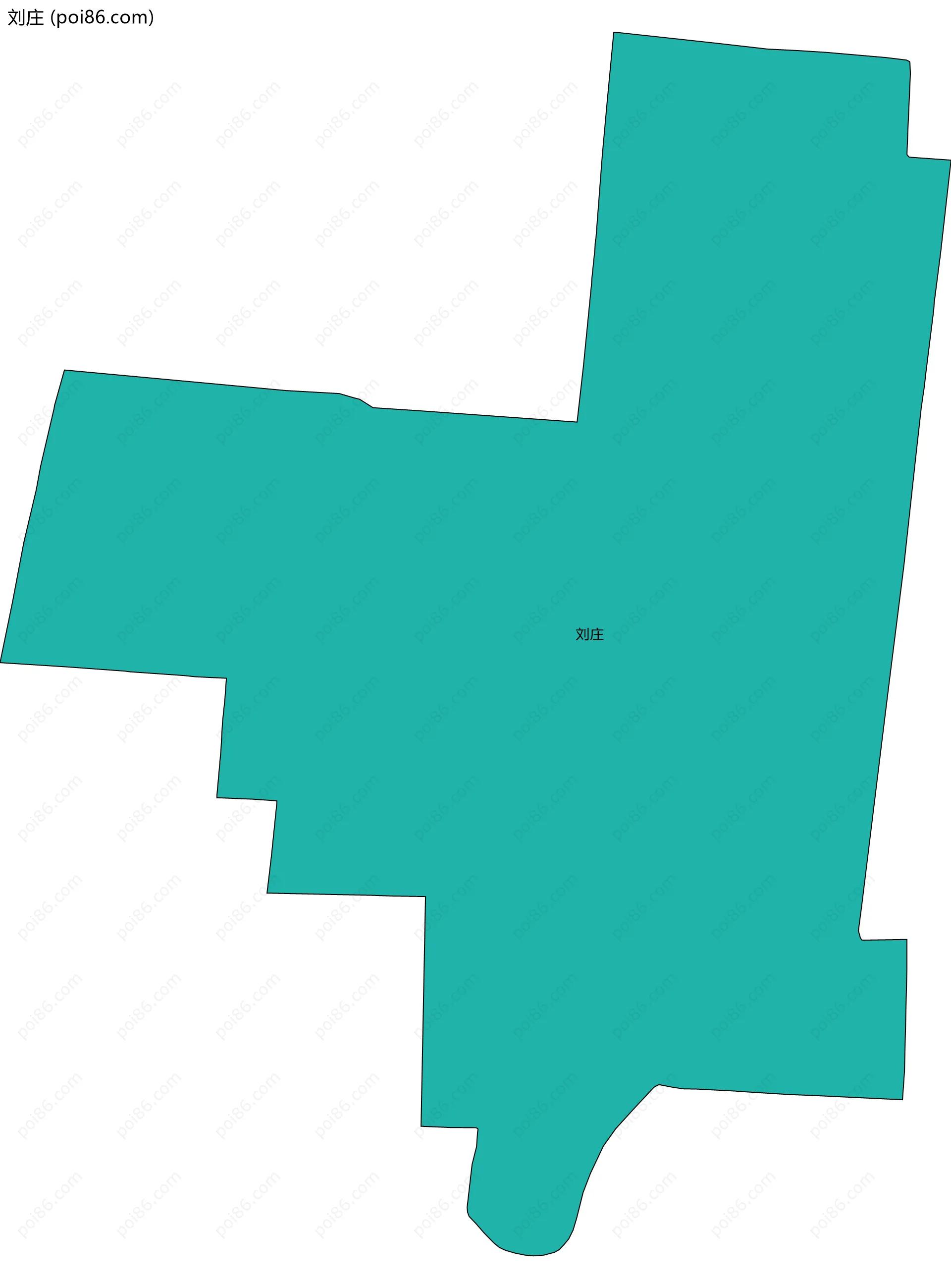 刘庄边界地图