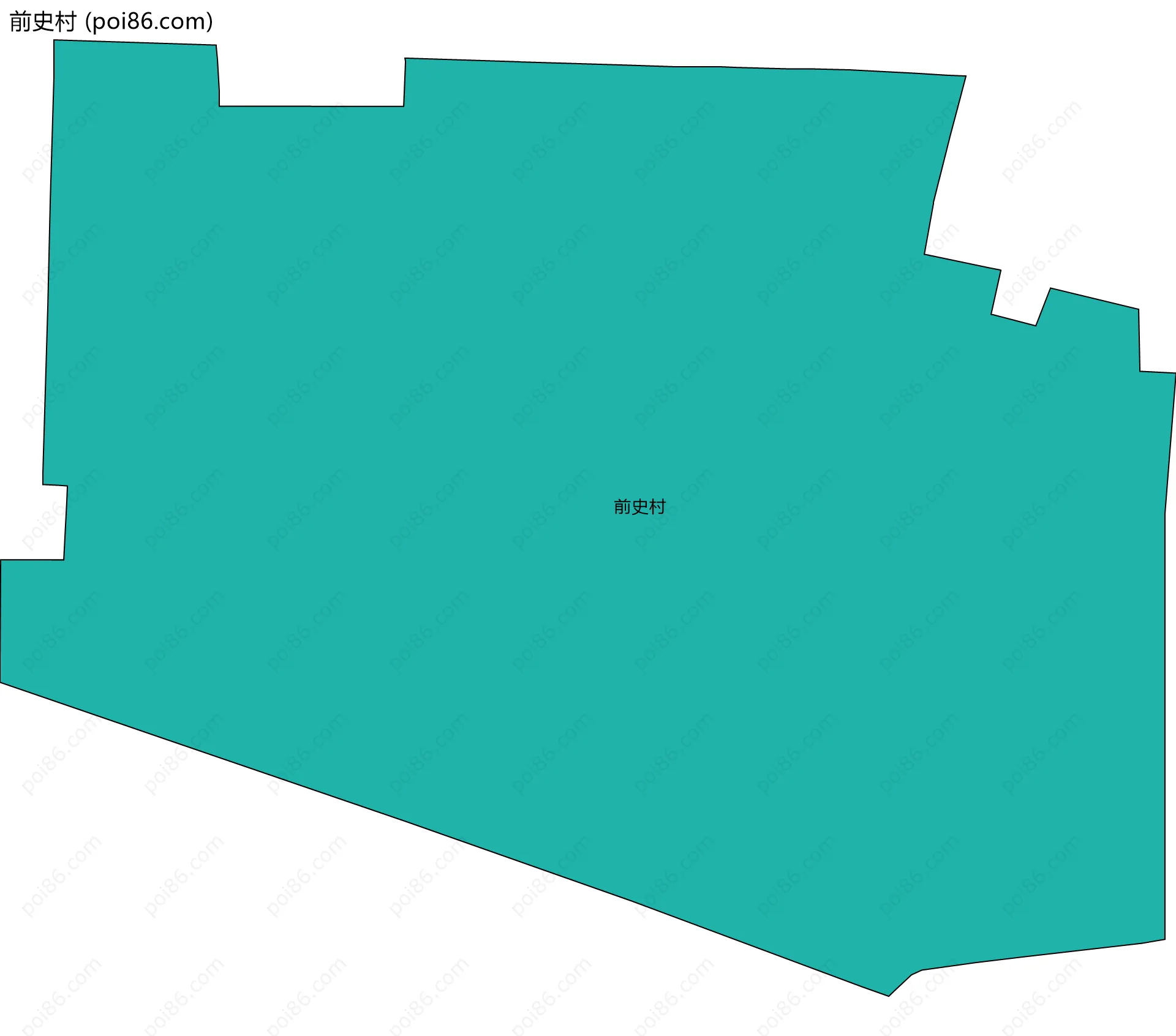前史村边界地图