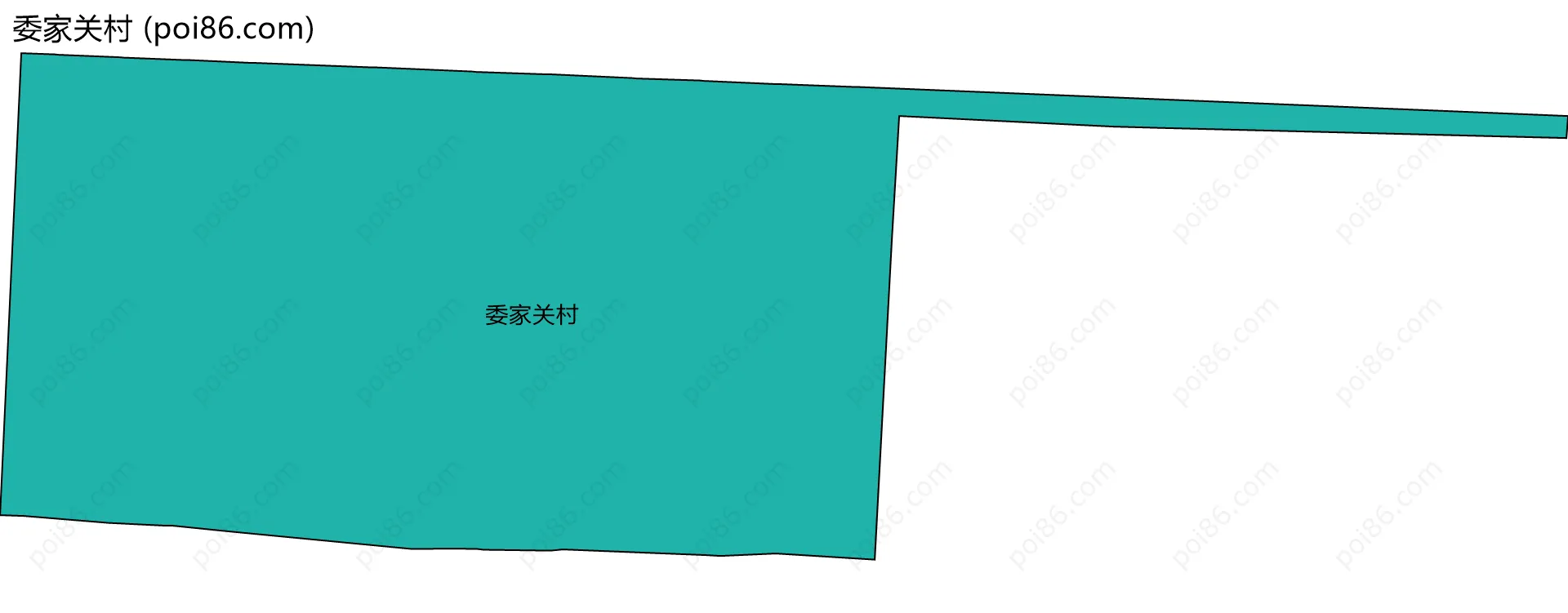 委家关村边界地图