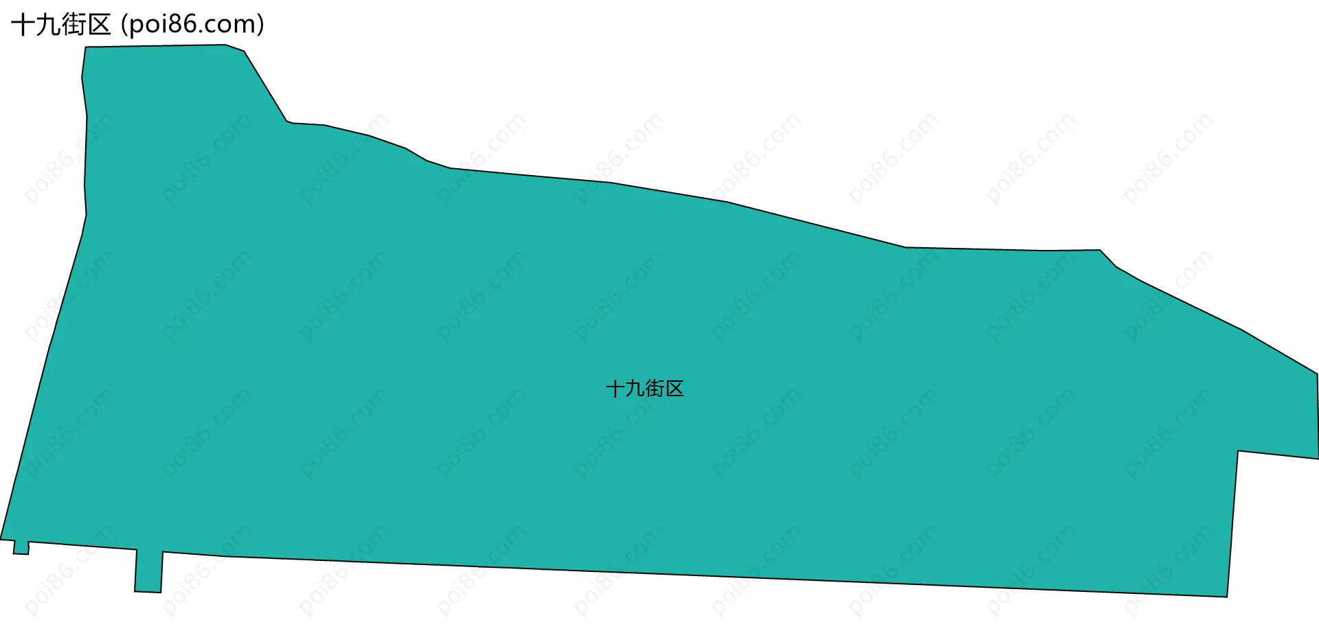 十九街区边界地图