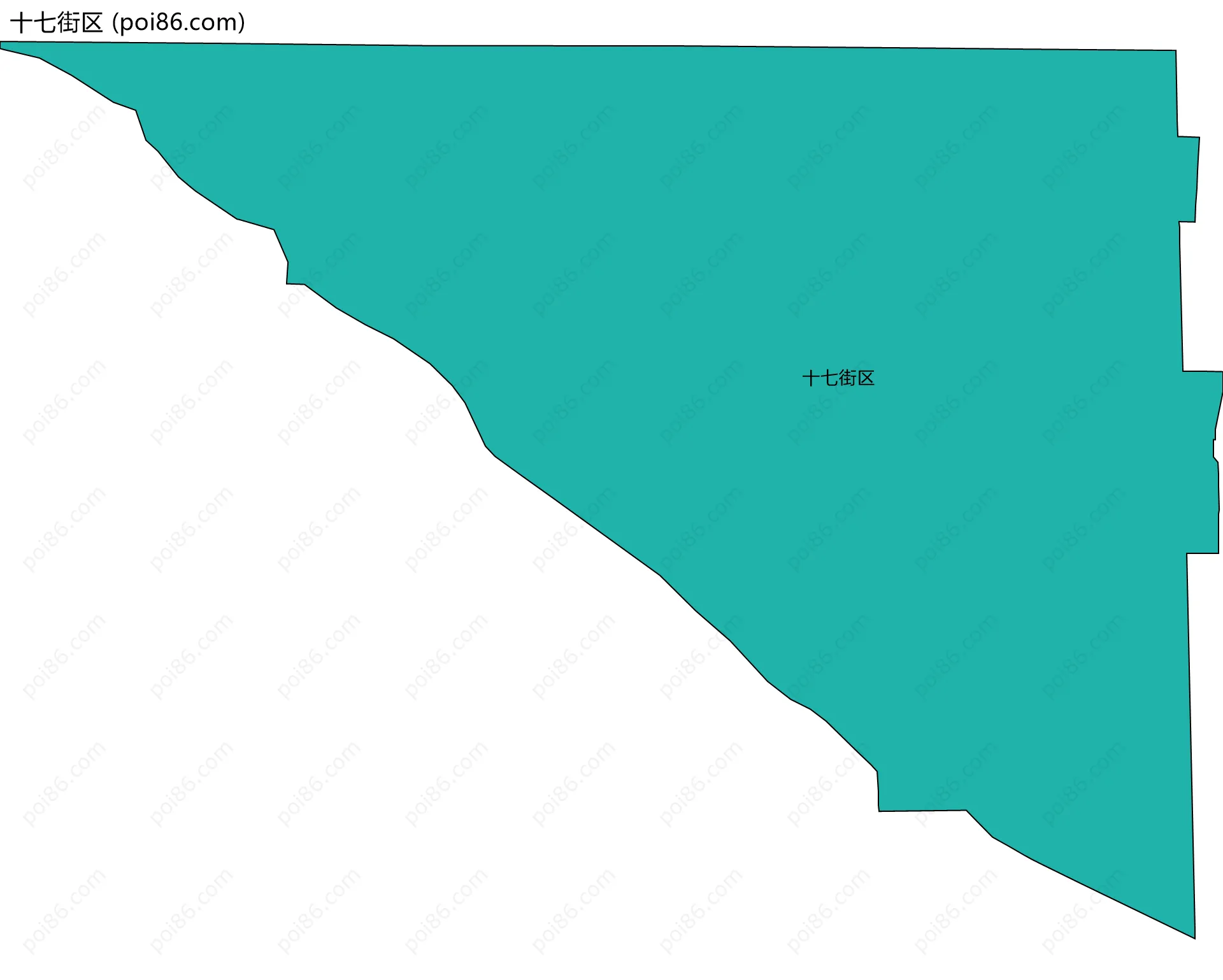 十七街区边界地图