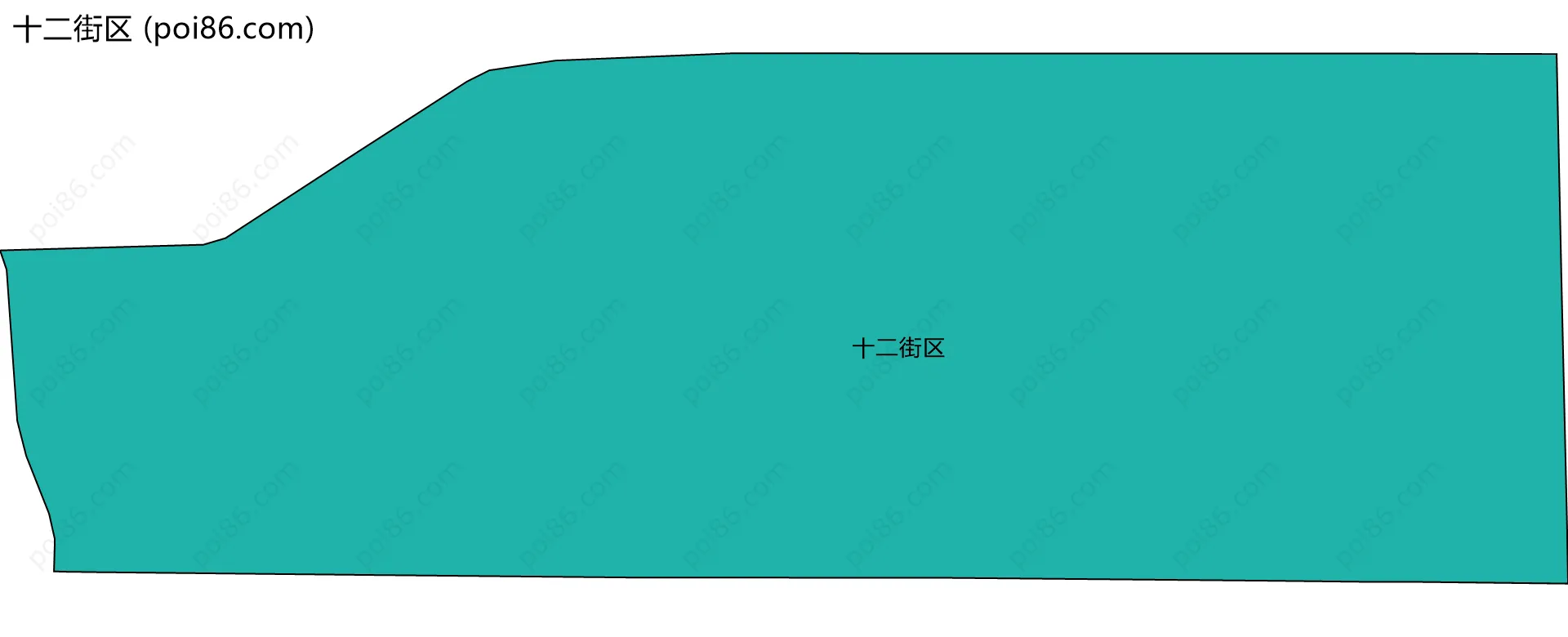 十二街区边界地图