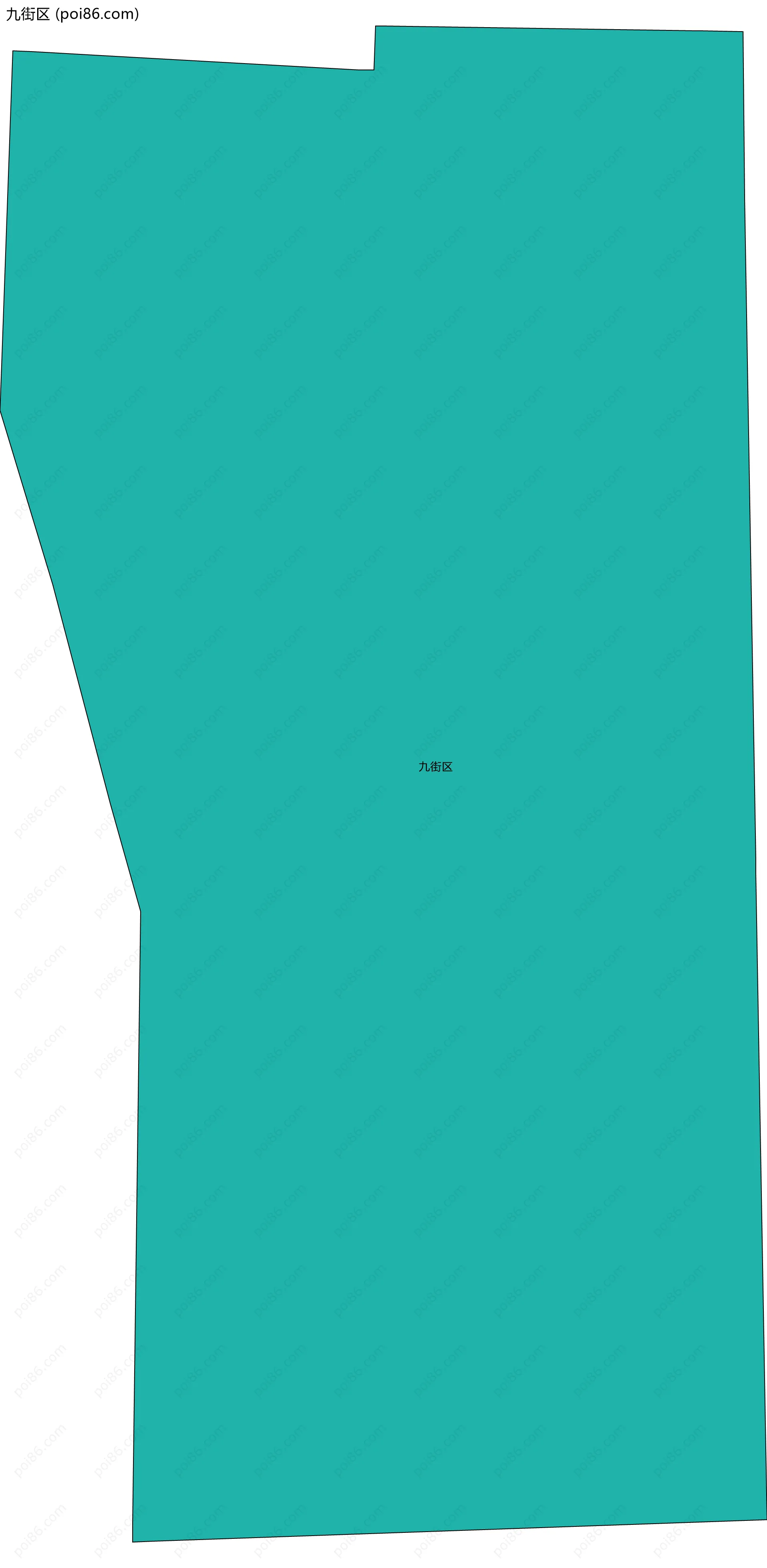 九街区边界地图