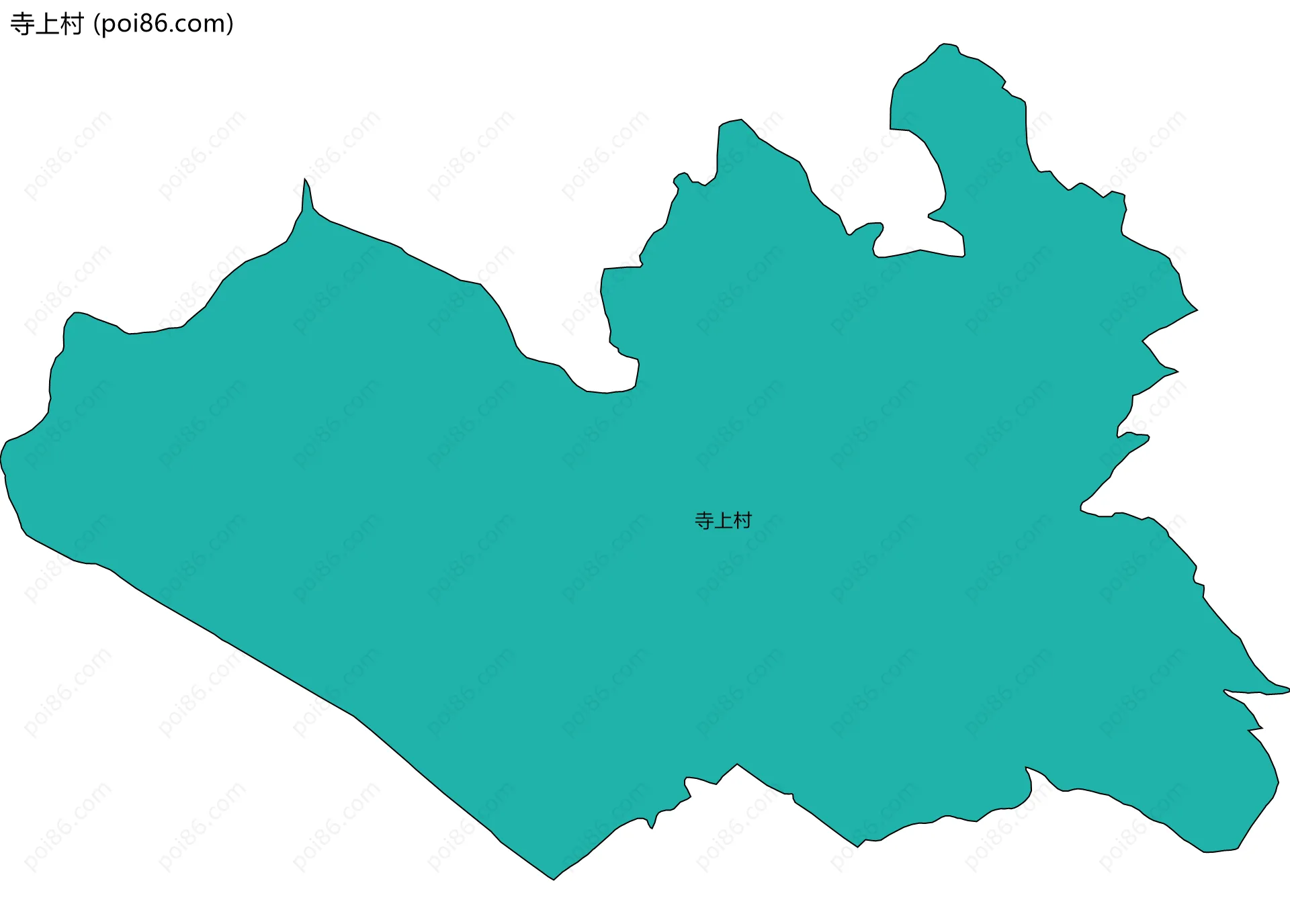 寺上村边界地图