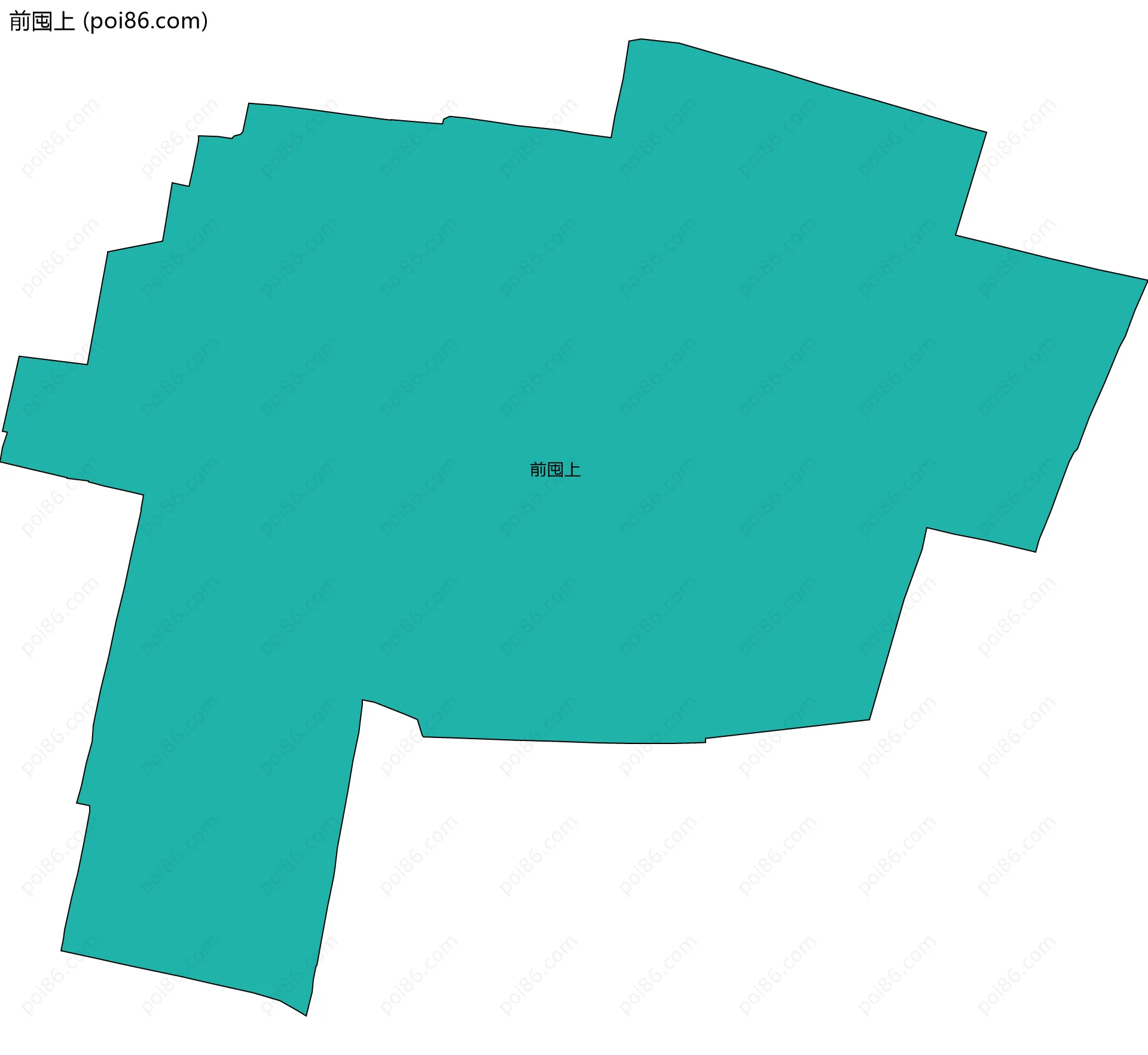 前囤上边界地图