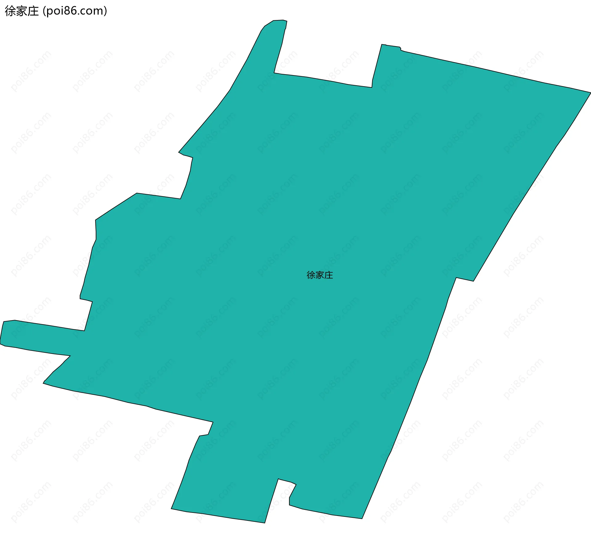 徐家庄边界地图