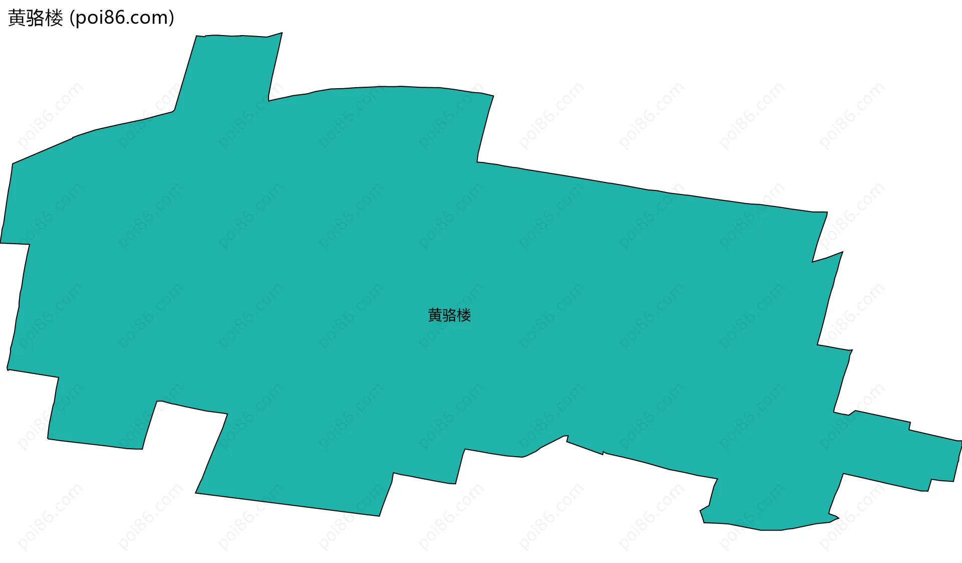 黄骆楼边界地图