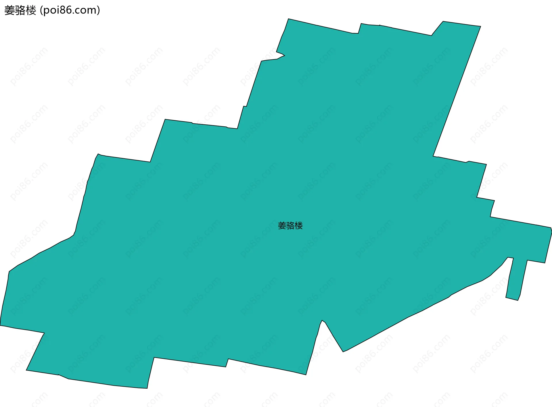 姜骆楼边界地图