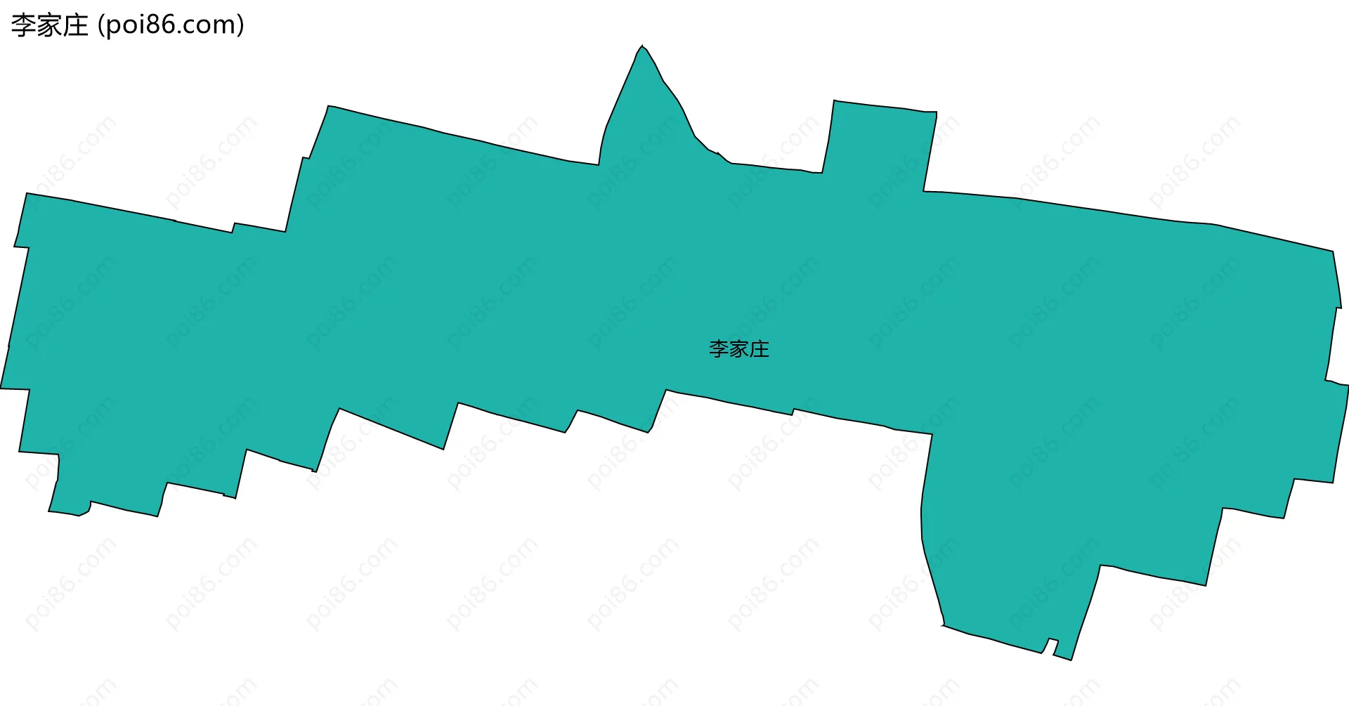 李家庄边界地图