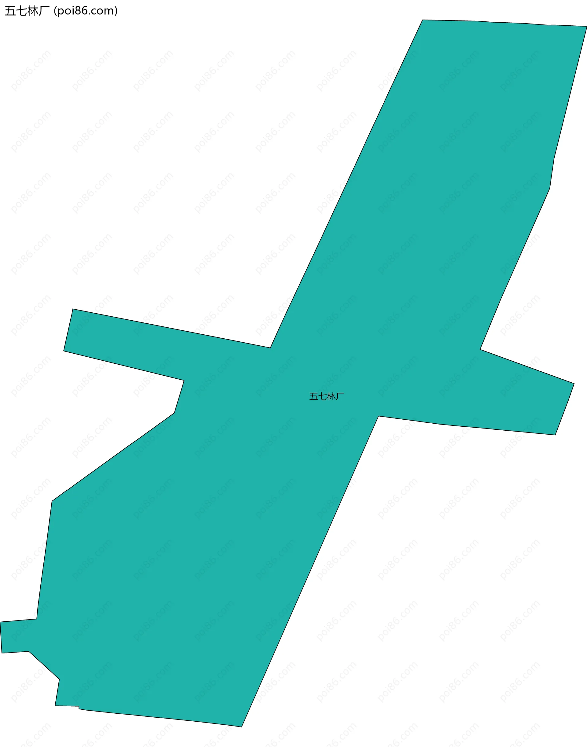 五七林厂边界地图