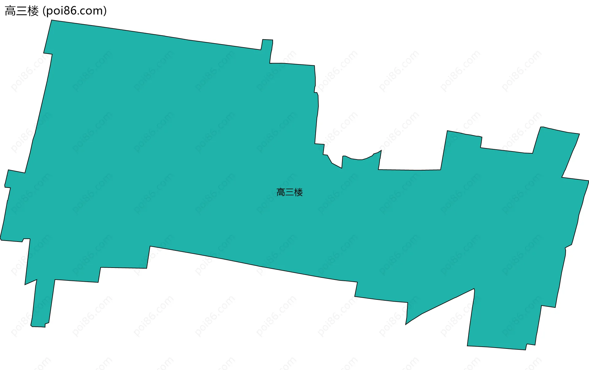 高三楼边界地图