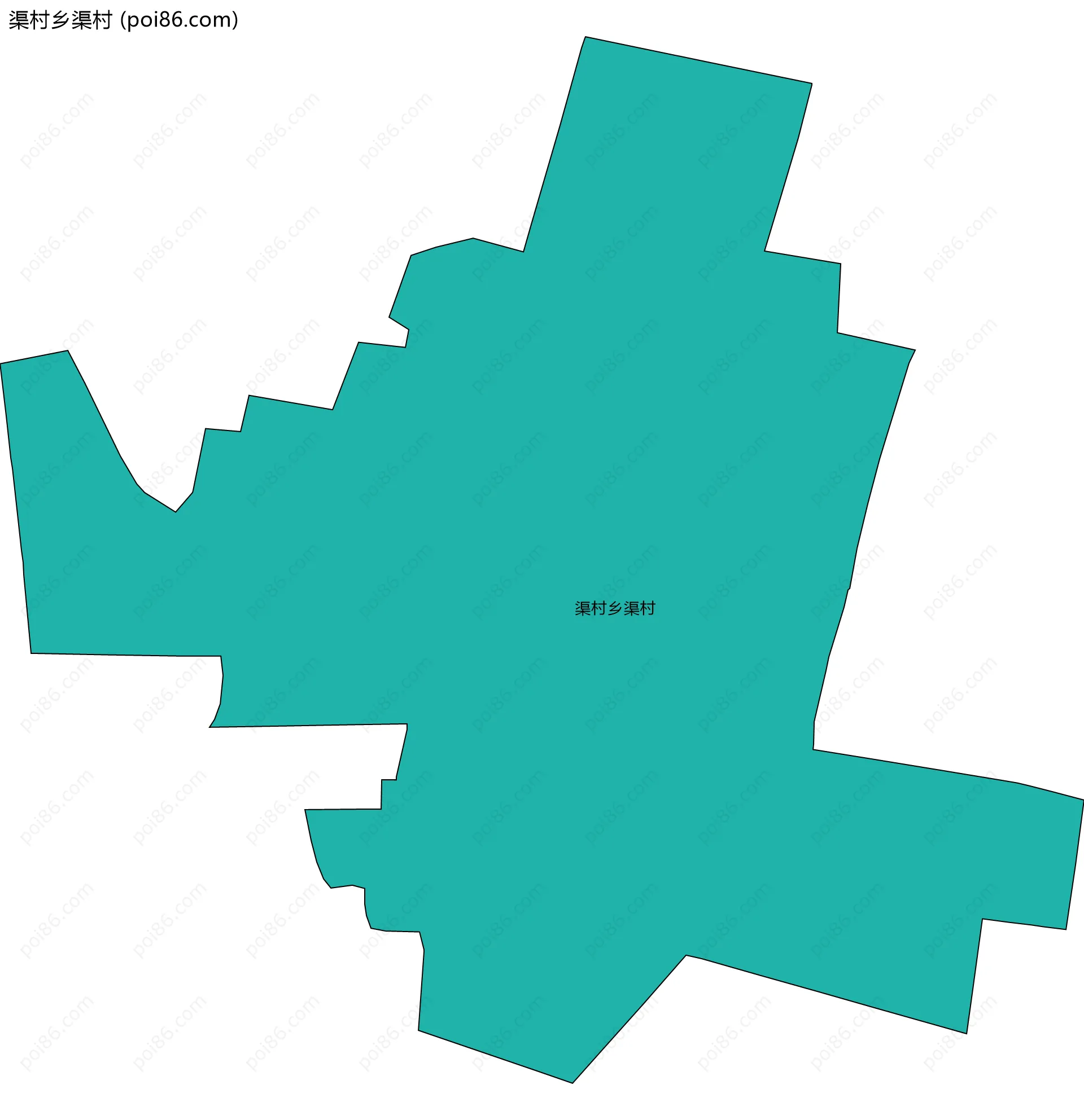 渠村乡渠村边界地图