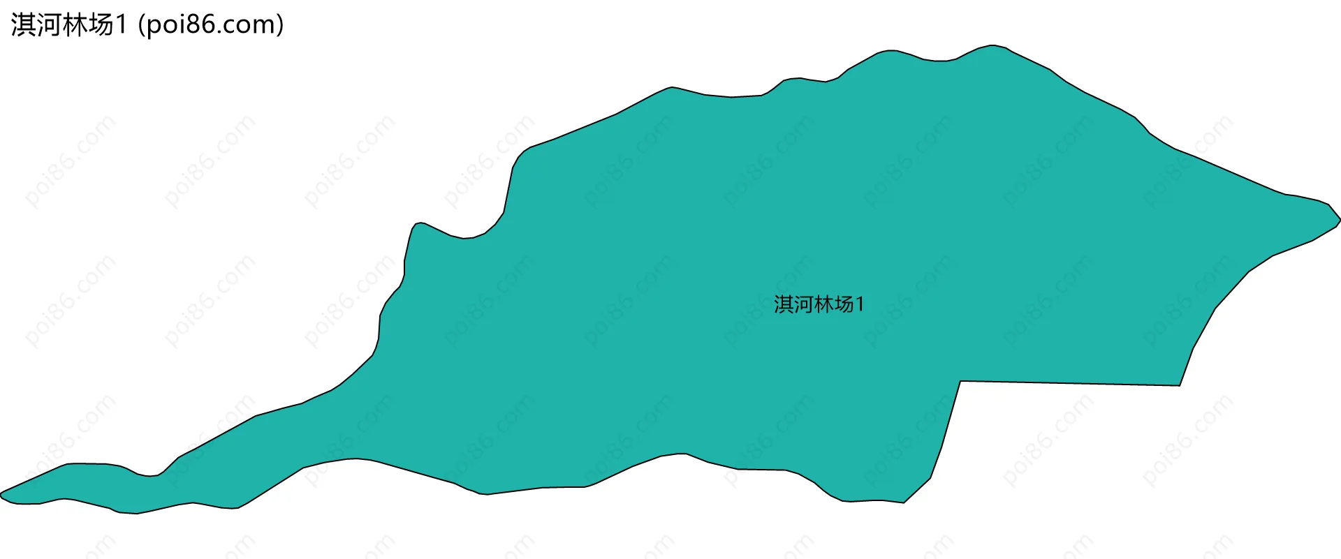 淇河林场1边界地图