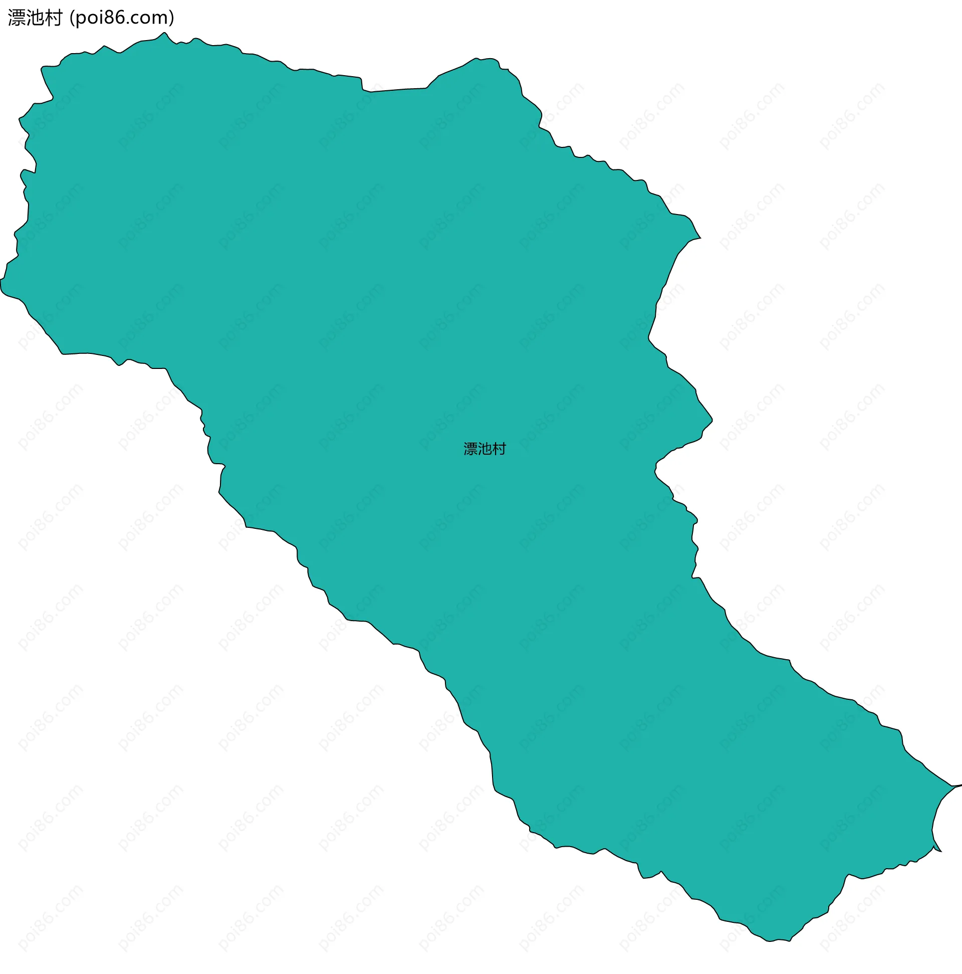 漂池村边界地图
